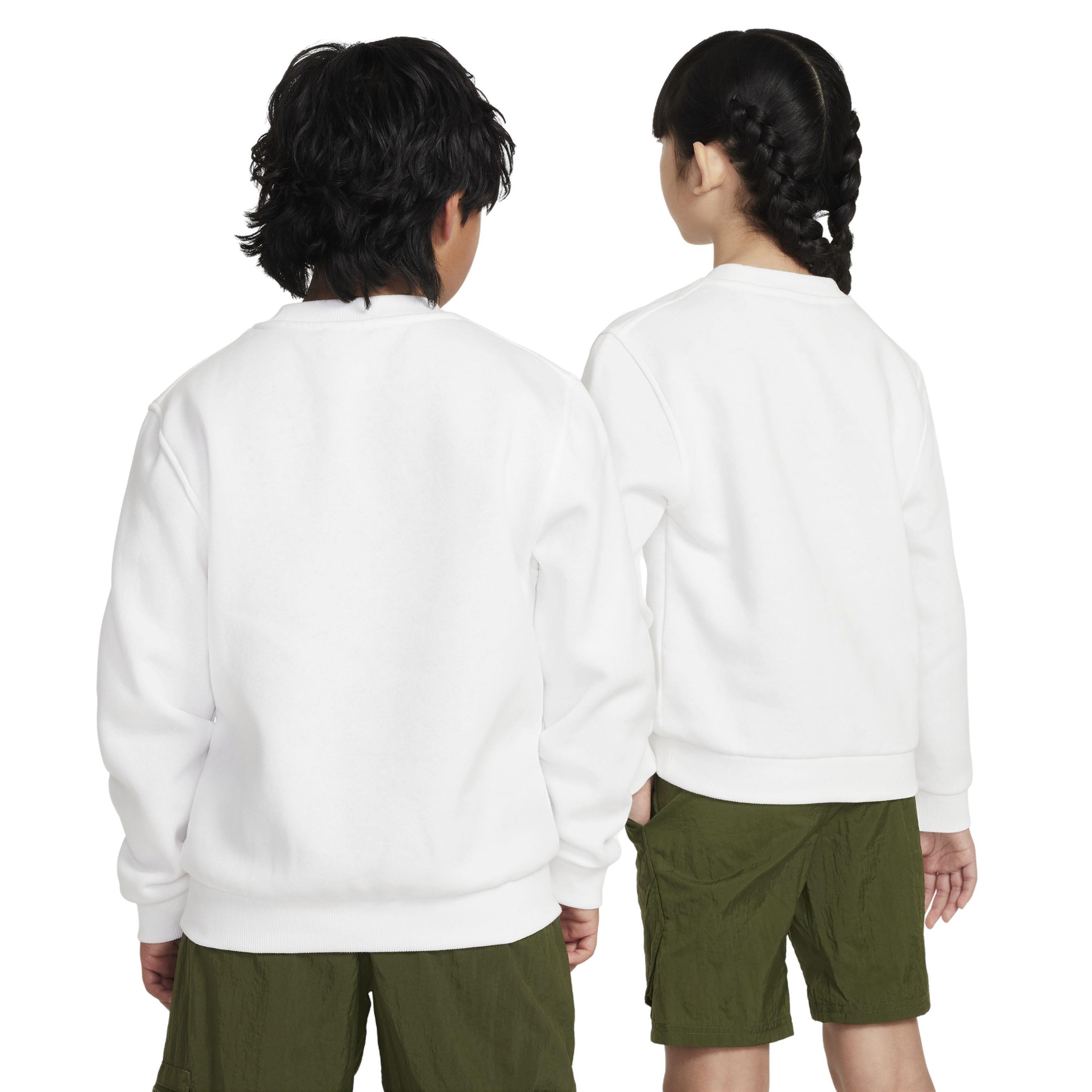 Nike Sportswear Club Fleece Crew LS LBR Big Kids' Sweatshirt