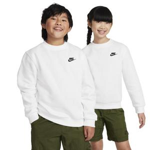 Nike Big Kids' Sportswear Club Fleece Crew LS LBR Sweatshirt