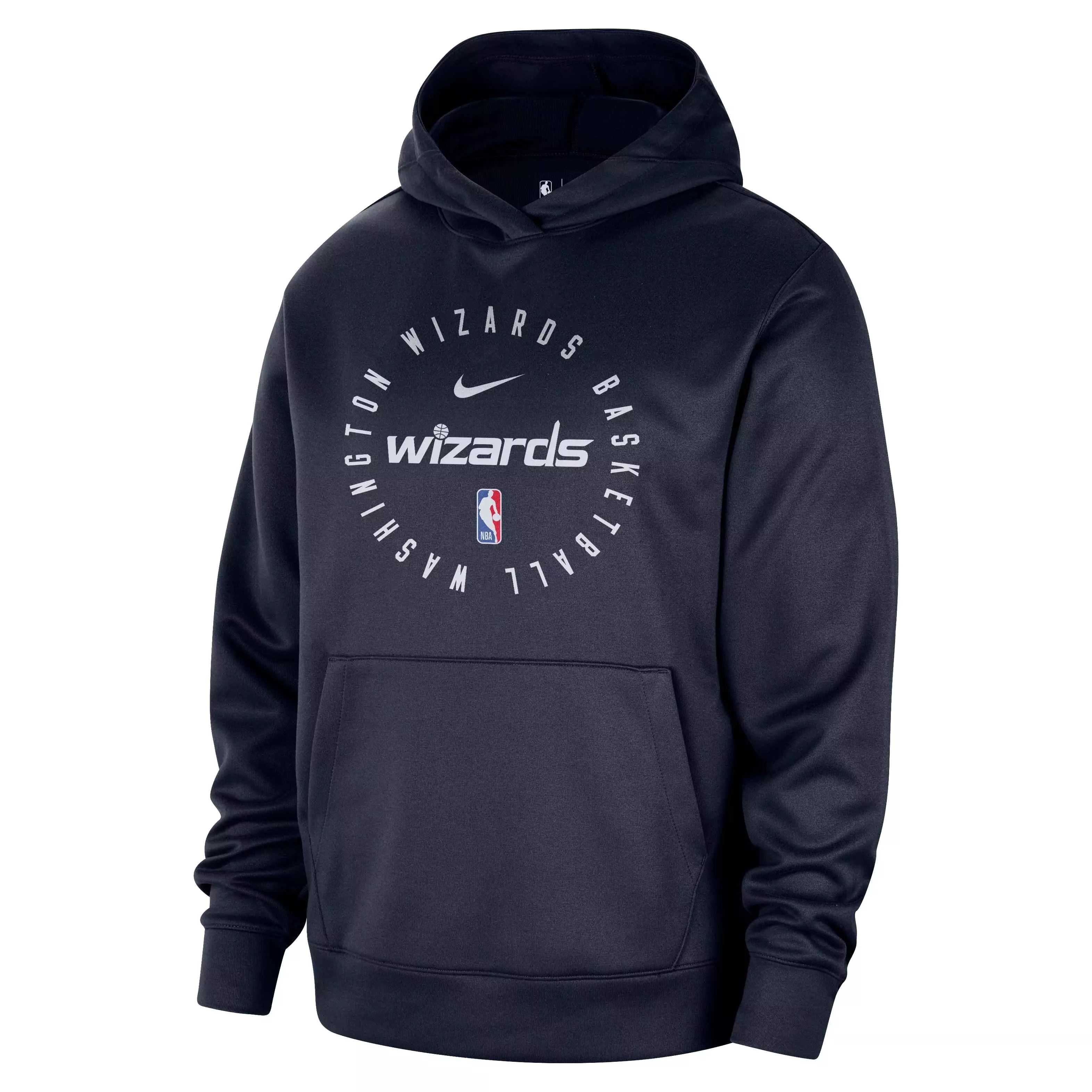 Nike Men's Dri-FIT NBA Washington Wizards Spotlight Pullover Hoodie -Navy - NAVY