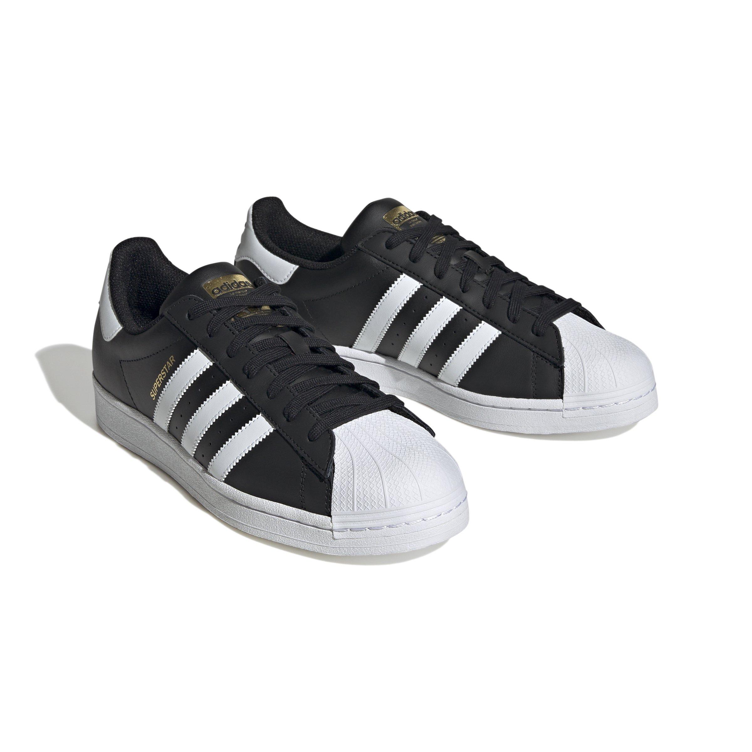 adidas Superstar Core Black/White Men's Shoe - Hibbett