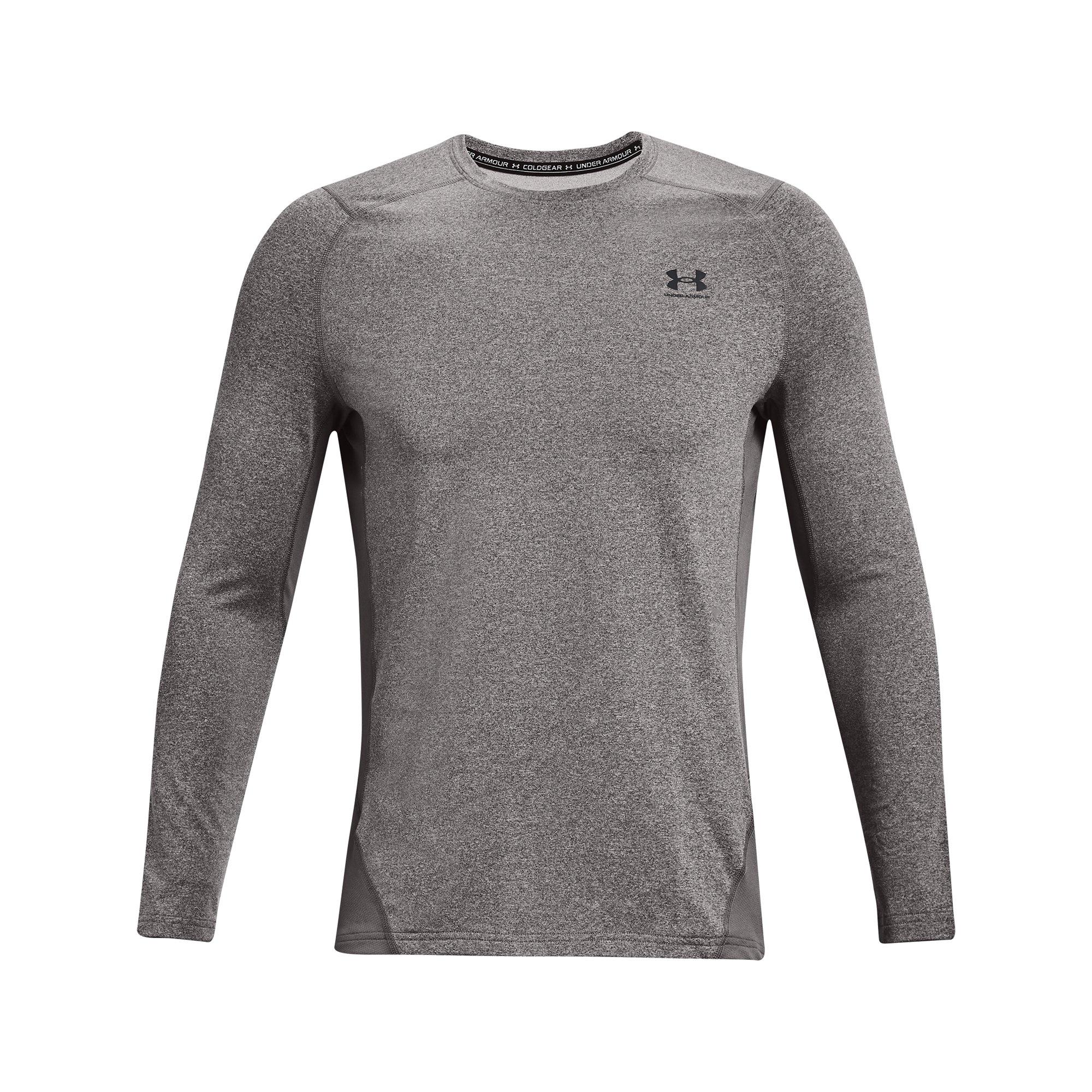 Under Armour Men's Black HeatGear Long-Sleeve Compression Shirt - Hibbett