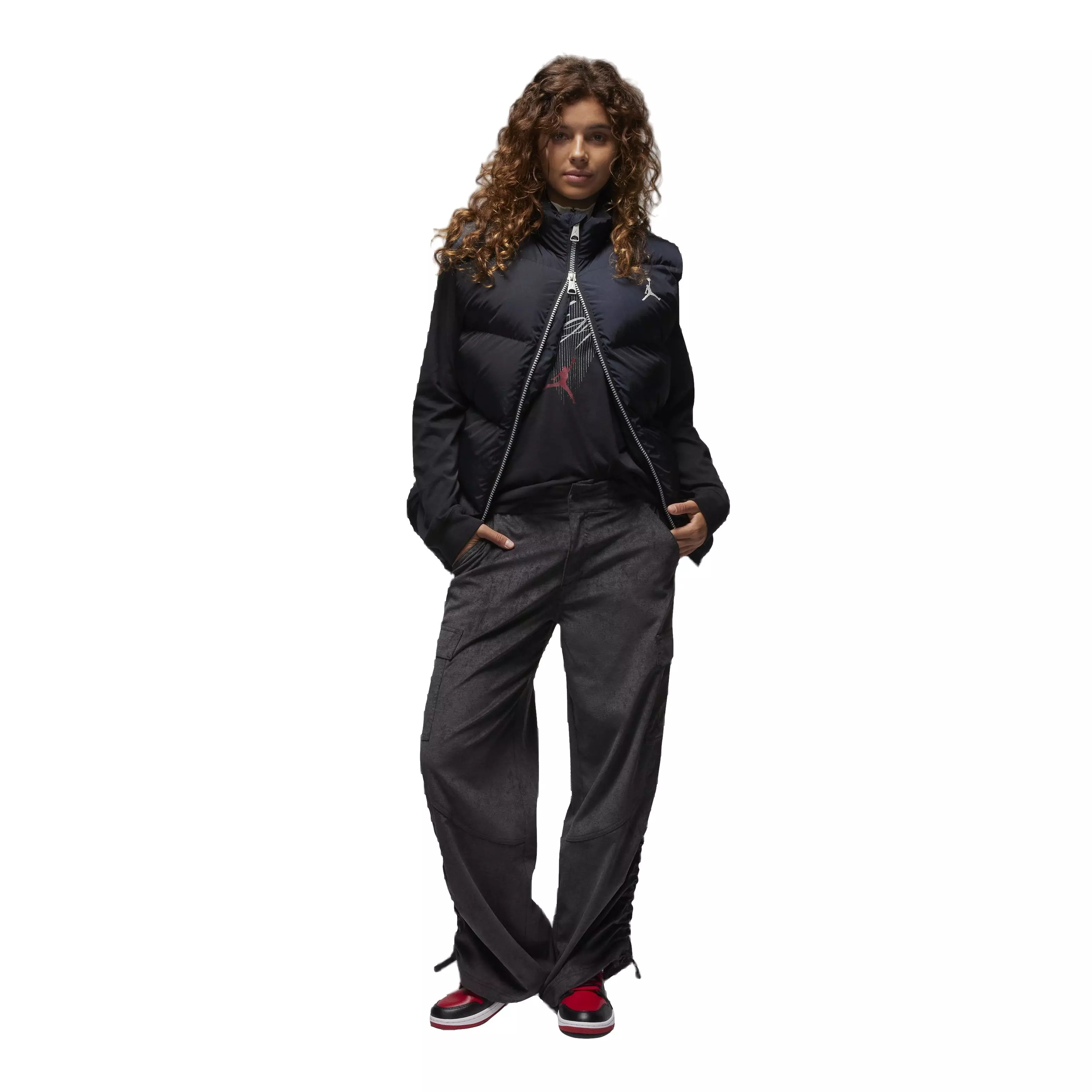Jordan Women's Corduroy Chicago Pants - BLACK
