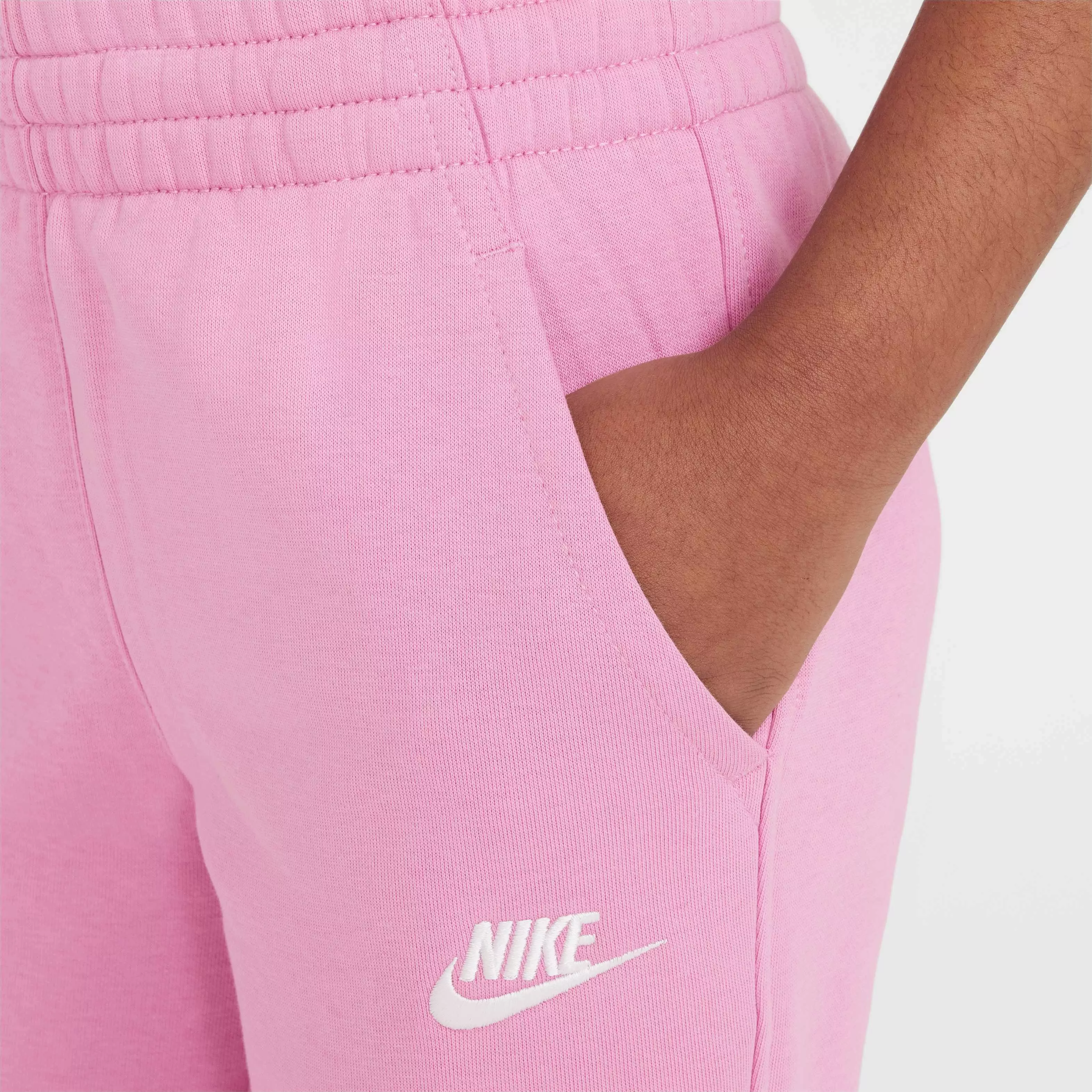 Nike Big Kids' Sportswear Club Fleece LBR Joggers - PINK