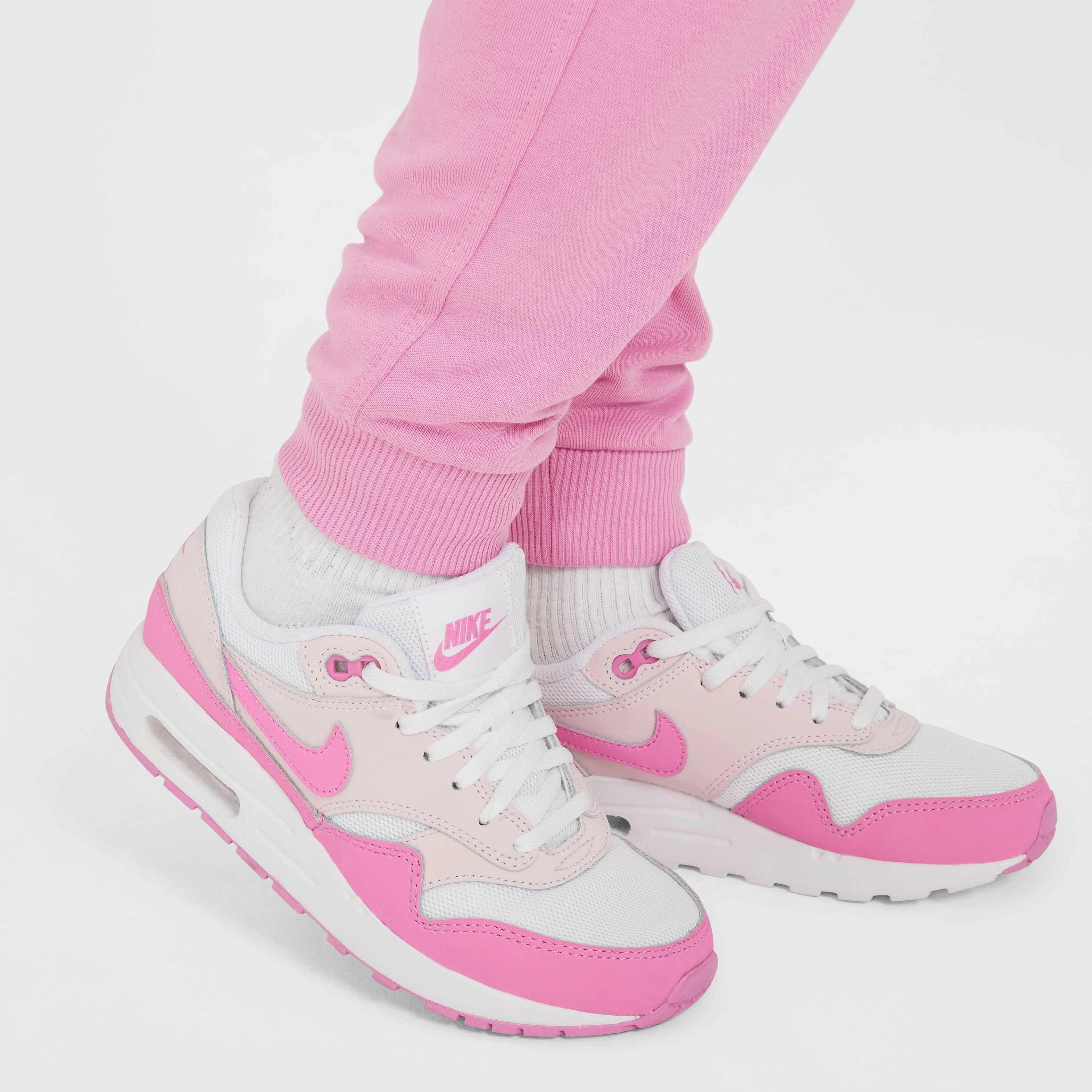 Nike Big Kids' Sportswear Club Fleece LBR Joggers - PINK Thumbnail View 5