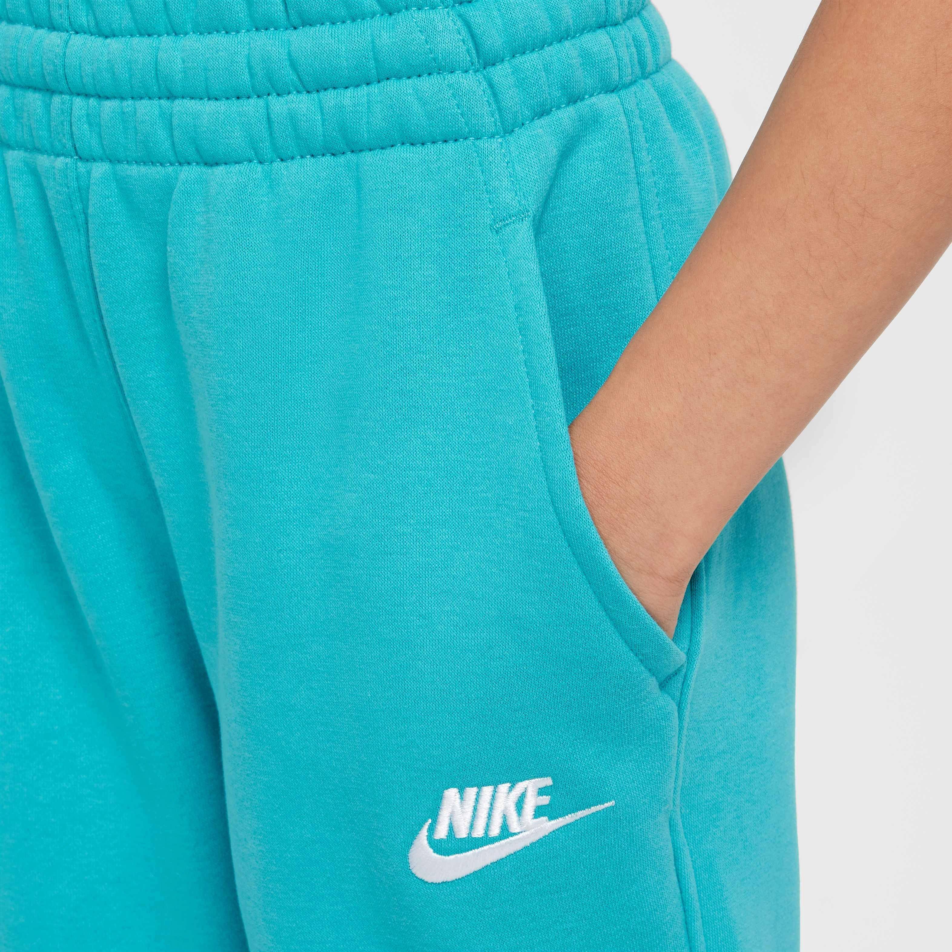Nike Big Kids' Sportswear Club Fleece LBR Joggers - TURQUOISE  Thumbnail View 4