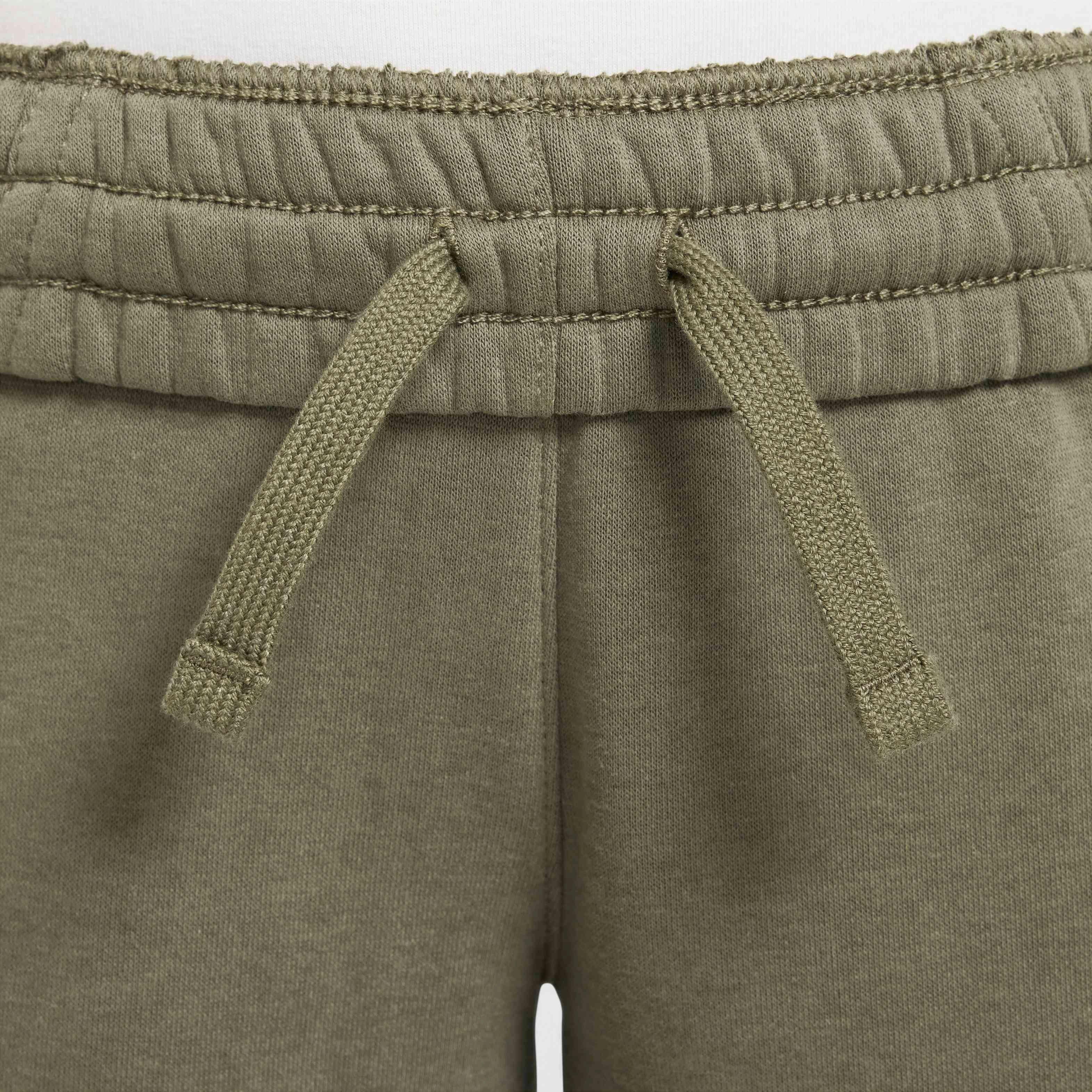 Nike Big Kids' Sportswear Club Fleece LBR Joggers - OLIVE Thumbnail View 3