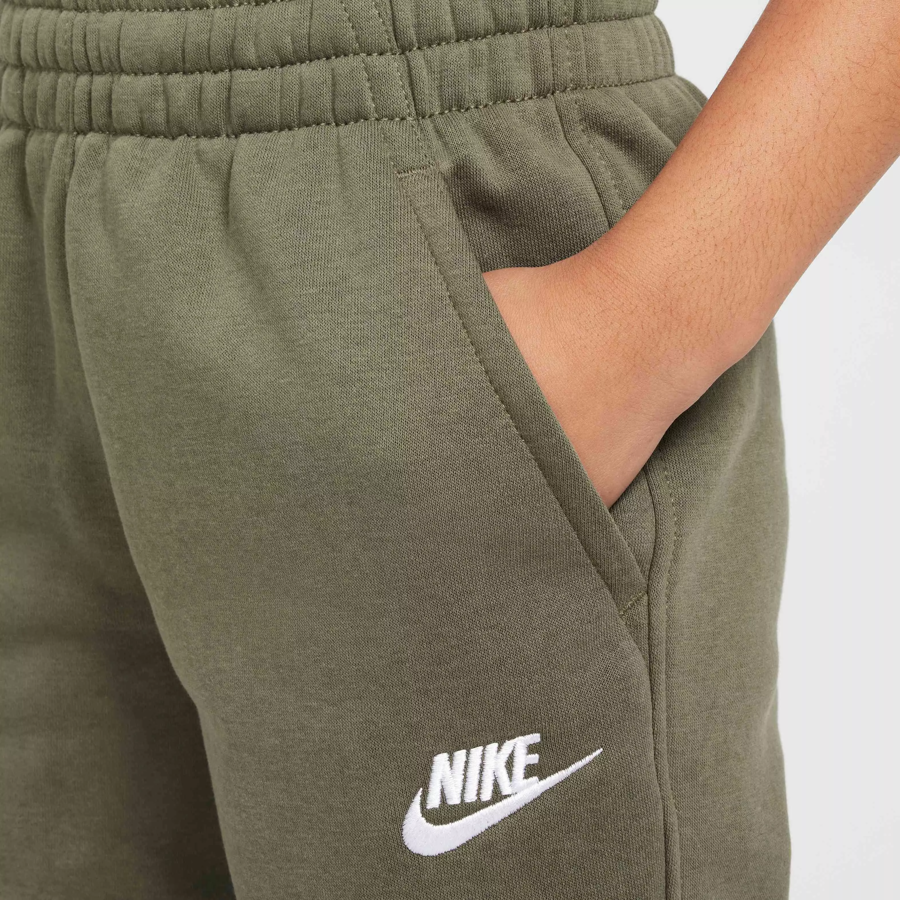 Nike Big Kids' Sportswear Club Fleece LBR Joggers - OLIVE