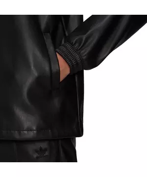 dagbog heroin bund adidas Originals Women's Always Original Faux Leather Track Jacket - Black  - Hibbett | City Gear