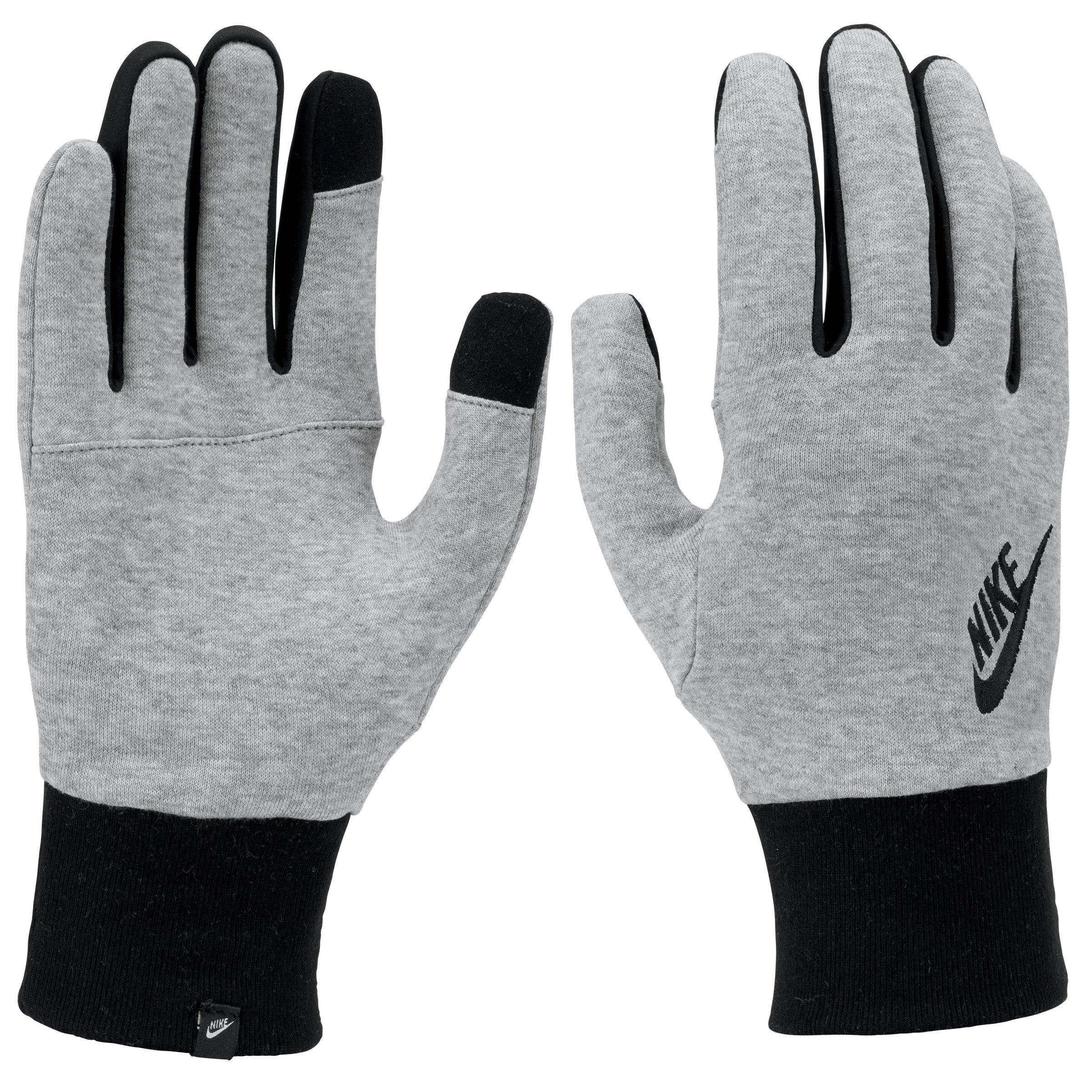 Nike Men's Club Fleece 2.0 LG Gloves-DK Grey - DK GREY Thumbnail View 1