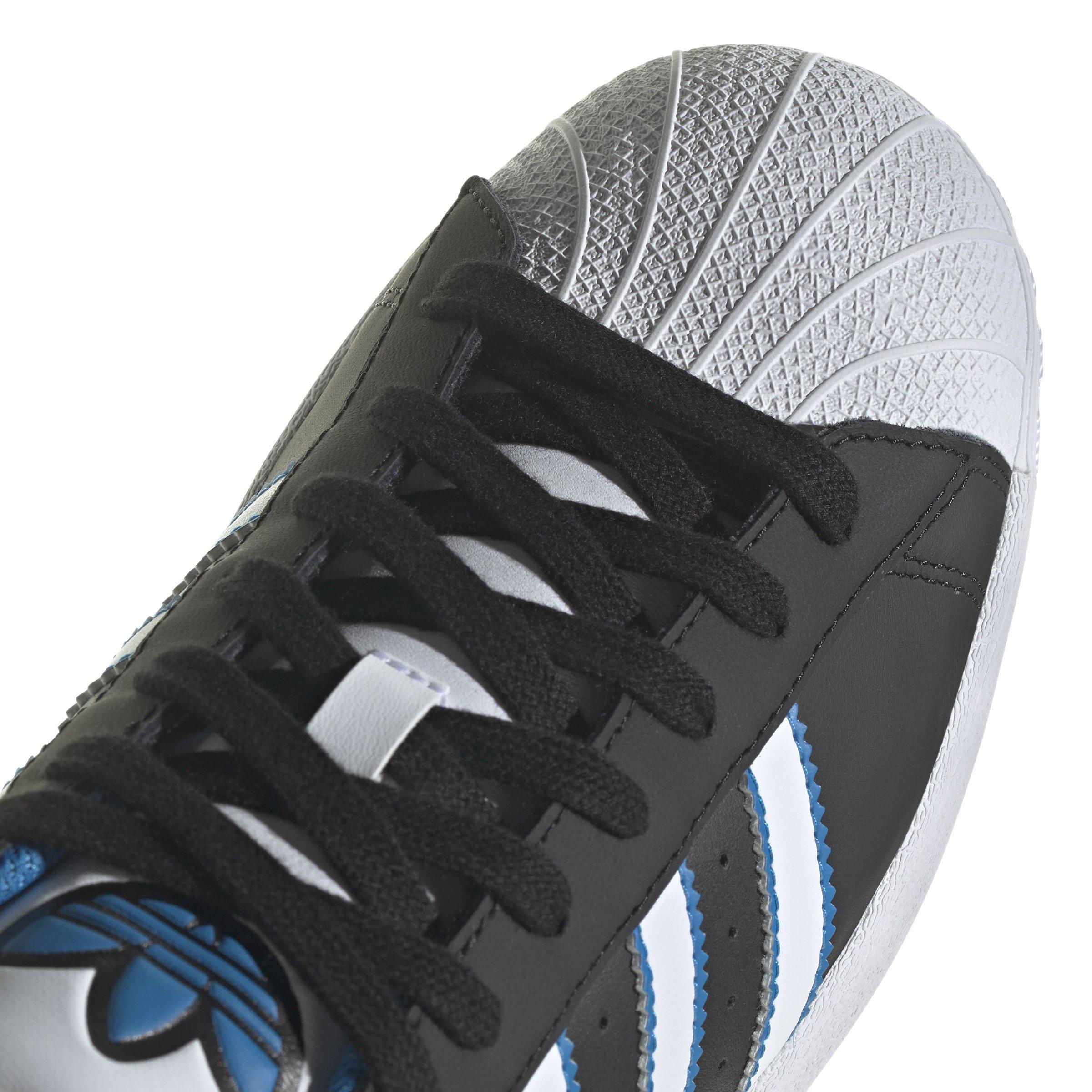 Men's shoes adidas Superstar Core Black/ Core Black/ Brave Blue