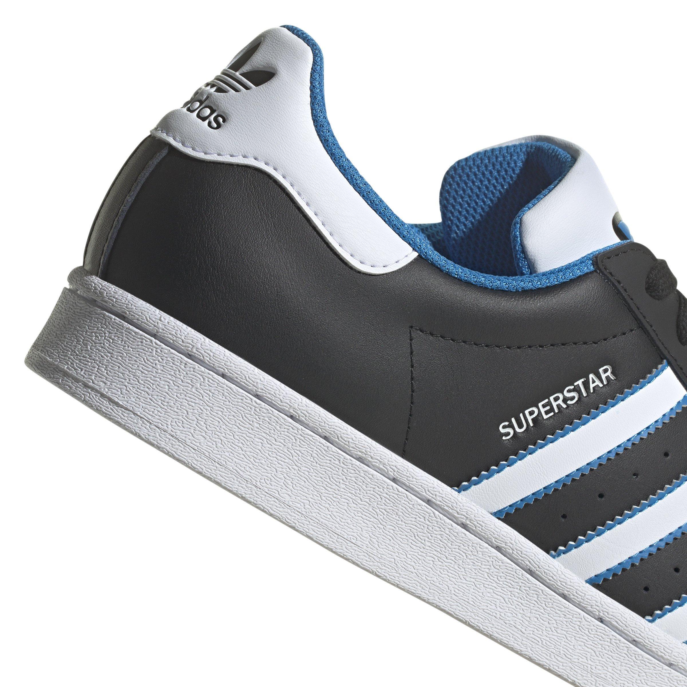 announcer Eksklusiv censur adidas Originals Superstar "Core Black/Ftwr White/Bright Blue" Men's Shoe -  Hibbett | City Gear