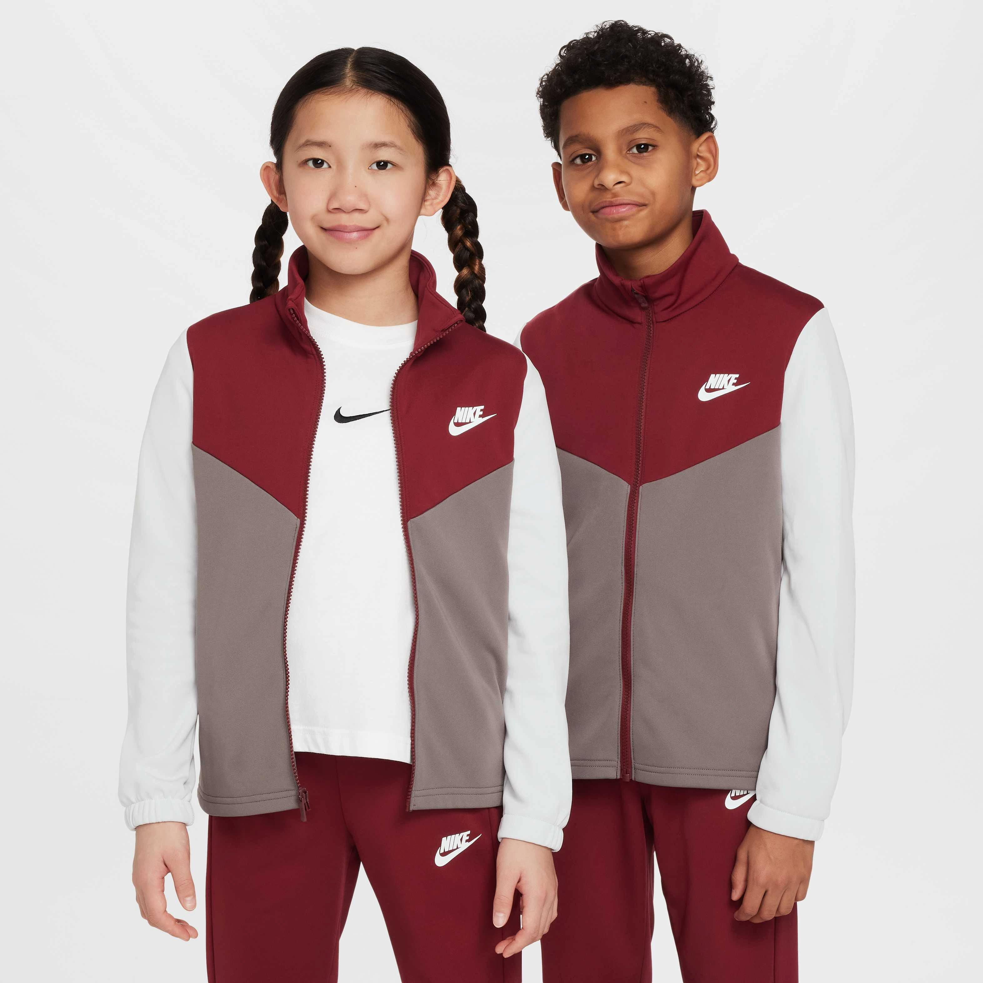 Nike Sportswear Poly Full-Zip HBR Big Kids' Tracksuit