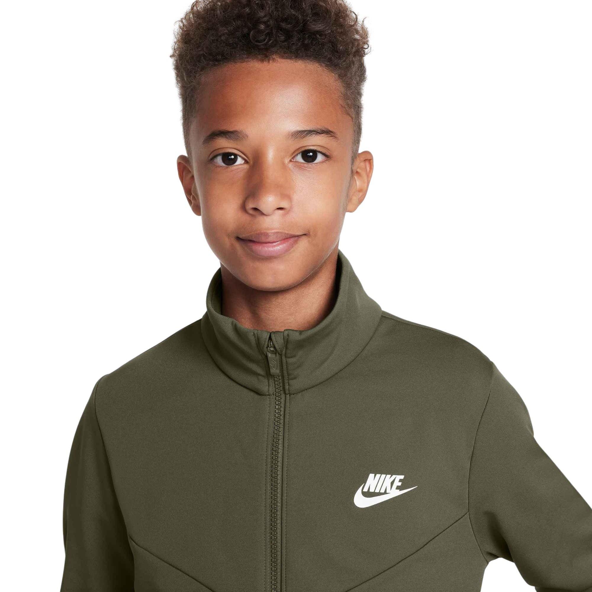 Nike Sportswear Poly Full-Zip HBR Big Kids' Tracksuit