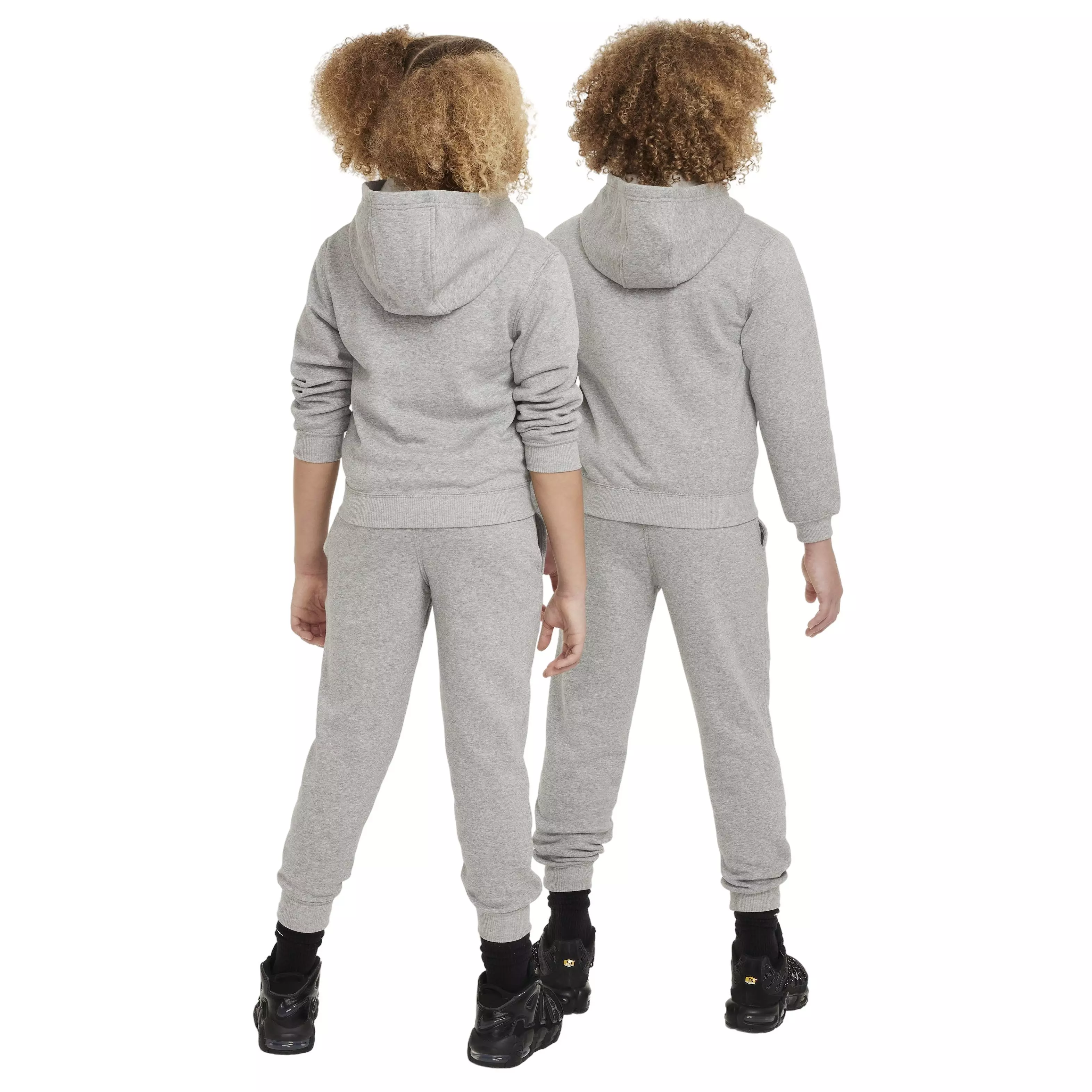 Nike Big Kids' Sportswear Club Fleece FZ Tracksuit -Grey - GREY
