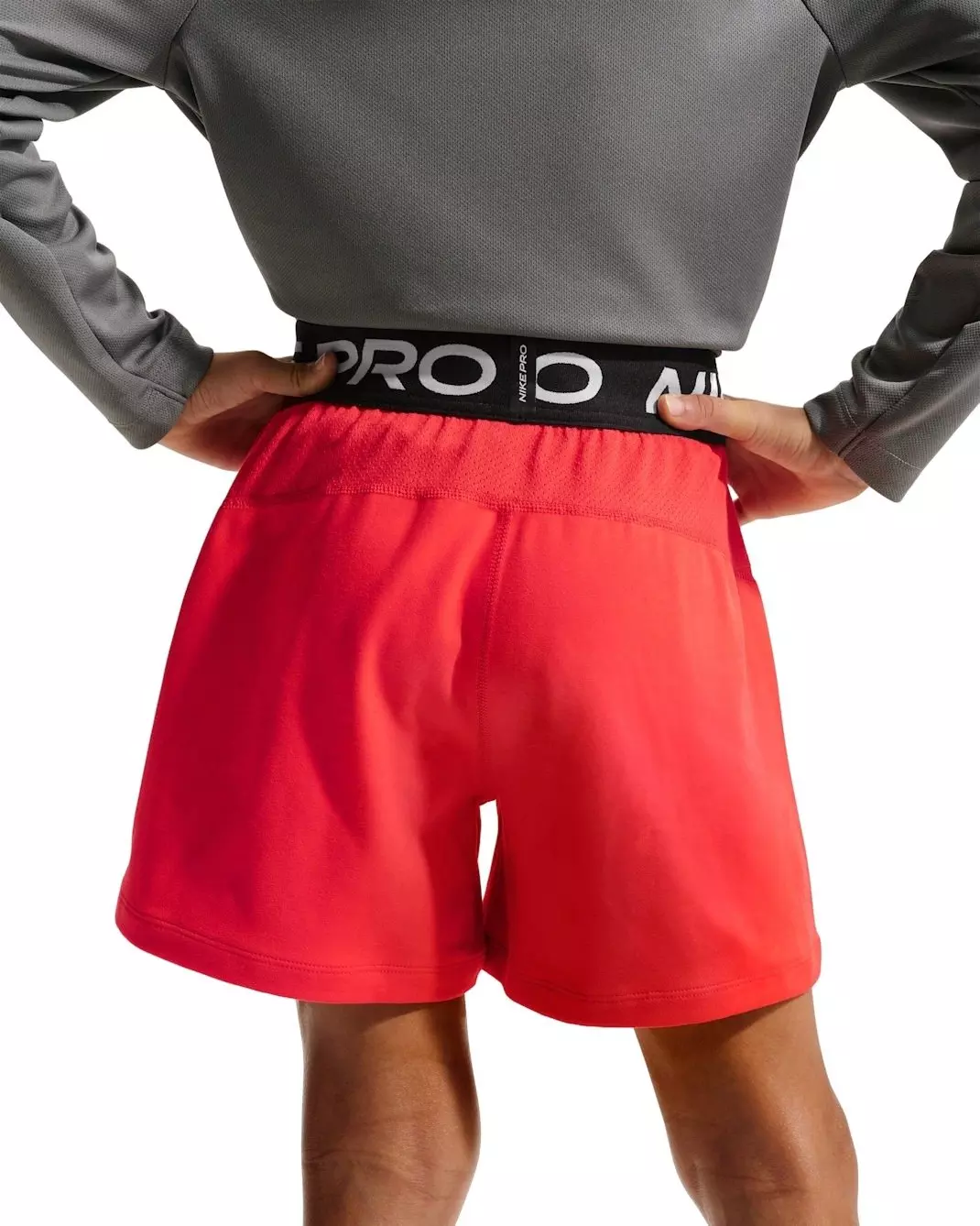 Nike Big Boys' Pro Dri-FIT Fleece Shorts - Red - RED