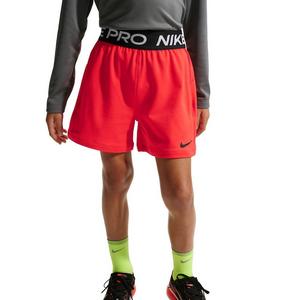 Nike Big Boys' Pro Dri-FIT Fleece Shorts - Red