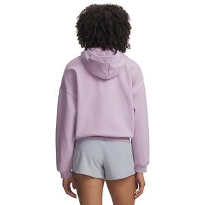 Under Armour Women's Icon Fleece 1/2 Zip Hoodie - Pink/White - PINK/WHITE