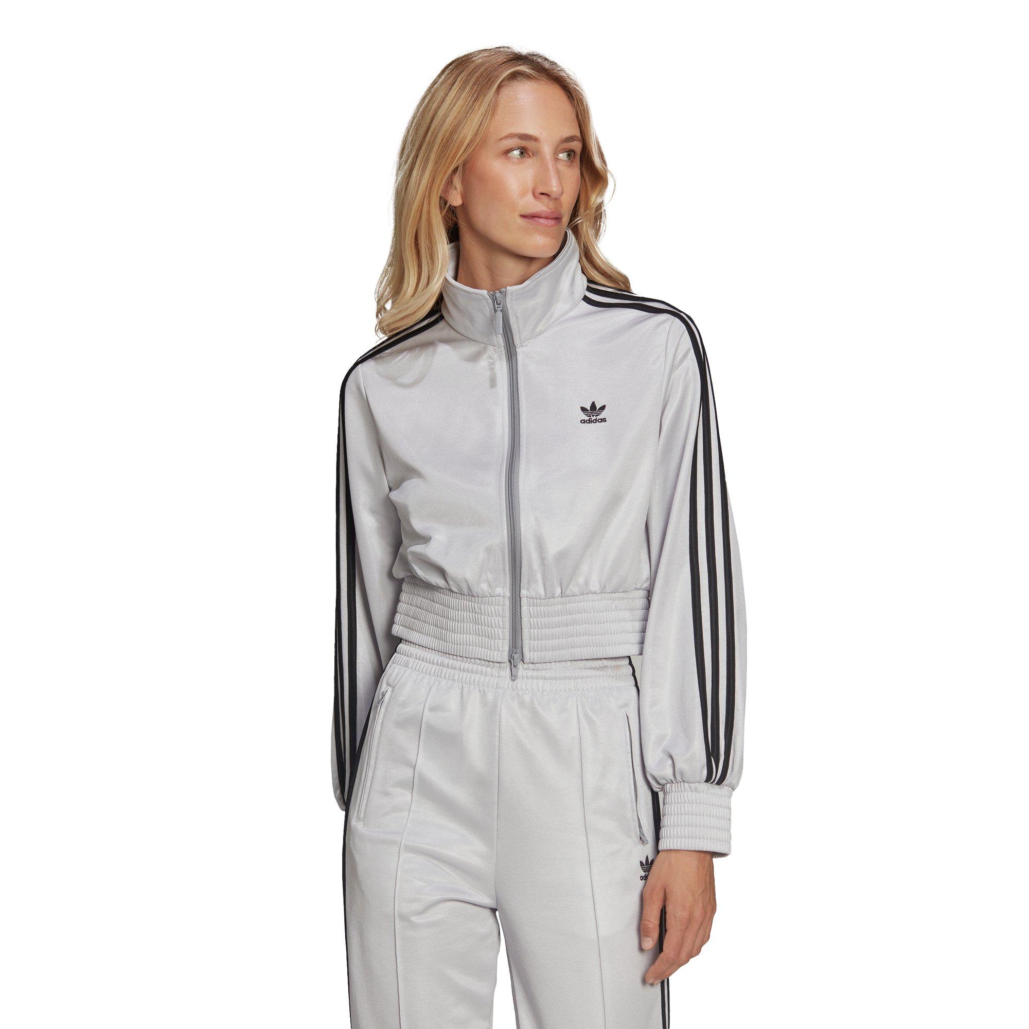 adidas Originals Women's Adicolor Classics High-Shine Track Jacket - Grey -  Hibbett