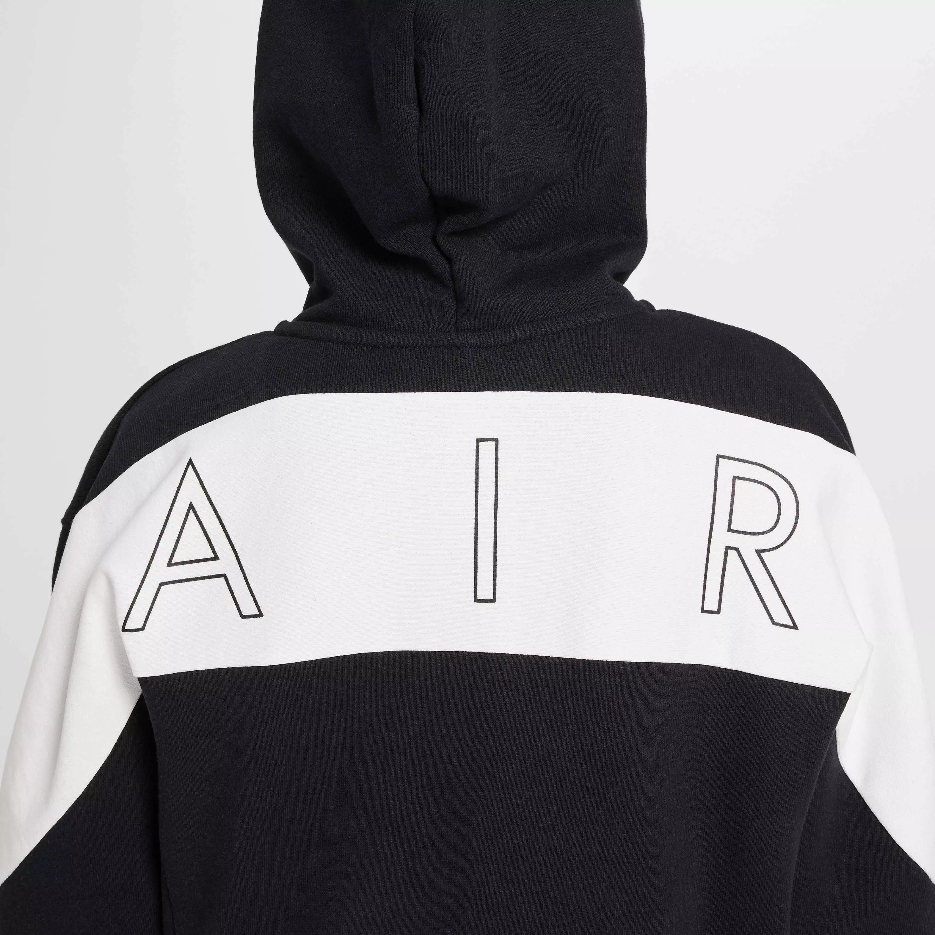 Nike Air Big Kids'​ F​ull-Zip Fleece Jacket -Black - BLACK