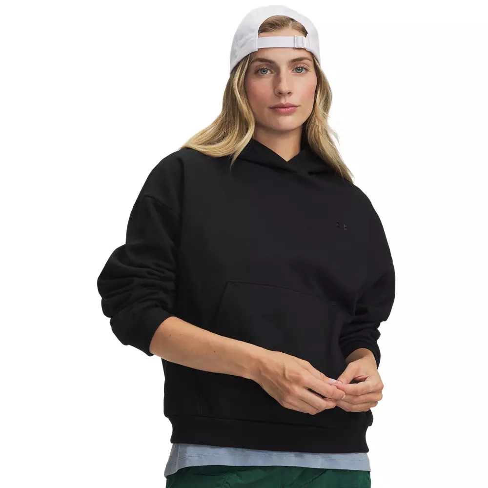 Under Armour Women's Icon Fleece Hoodie - Black - BLACK