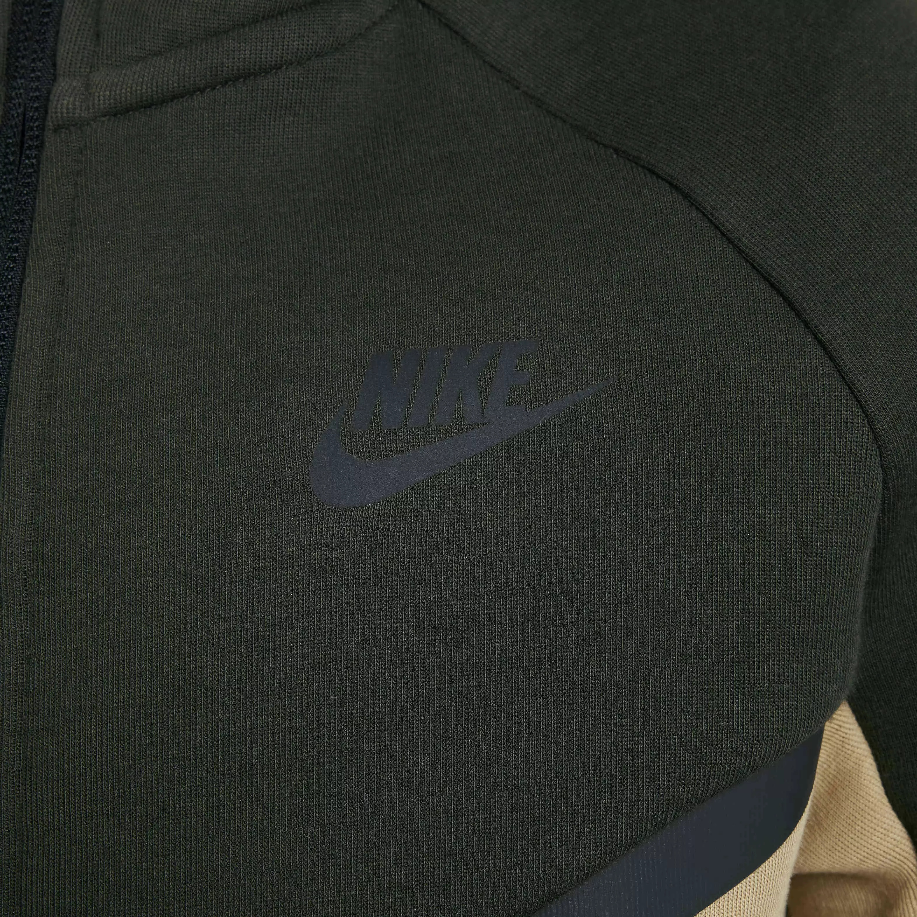 Nike Big Boys' Sportswear Tech Fleece Full-Zip Jacket - BROWN