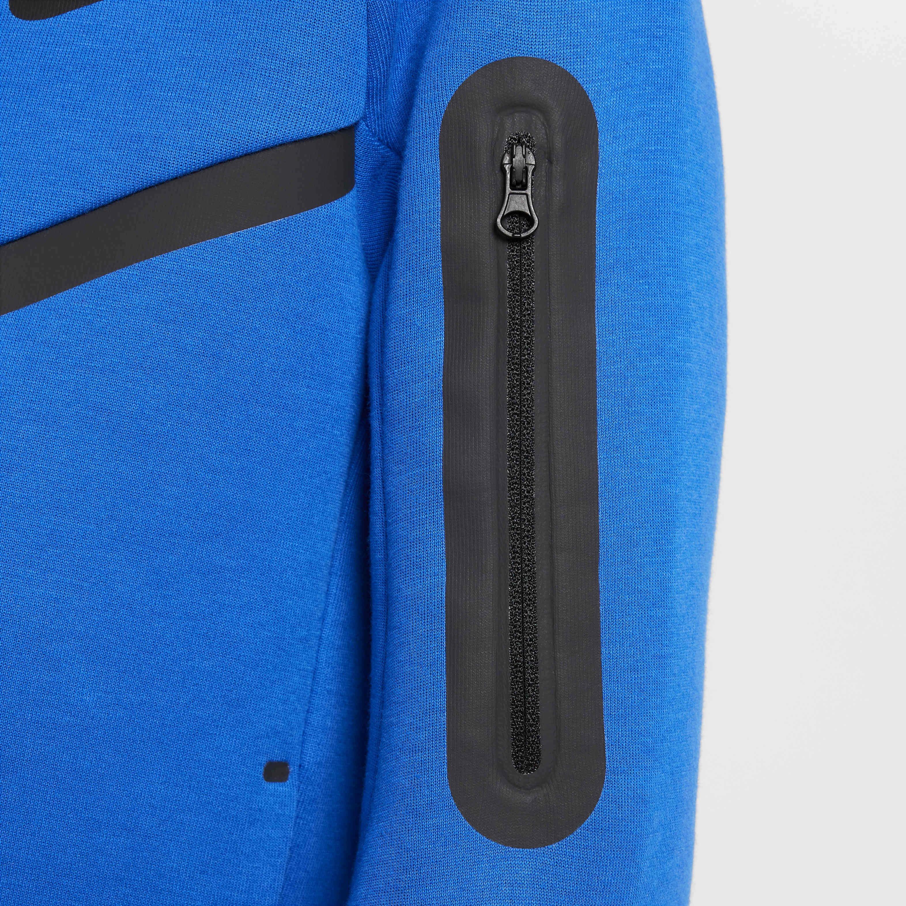 Nike Big Boys' Sportswear Tech Fleece Full-Zip Jacket - BLUE Thumbnail View 5