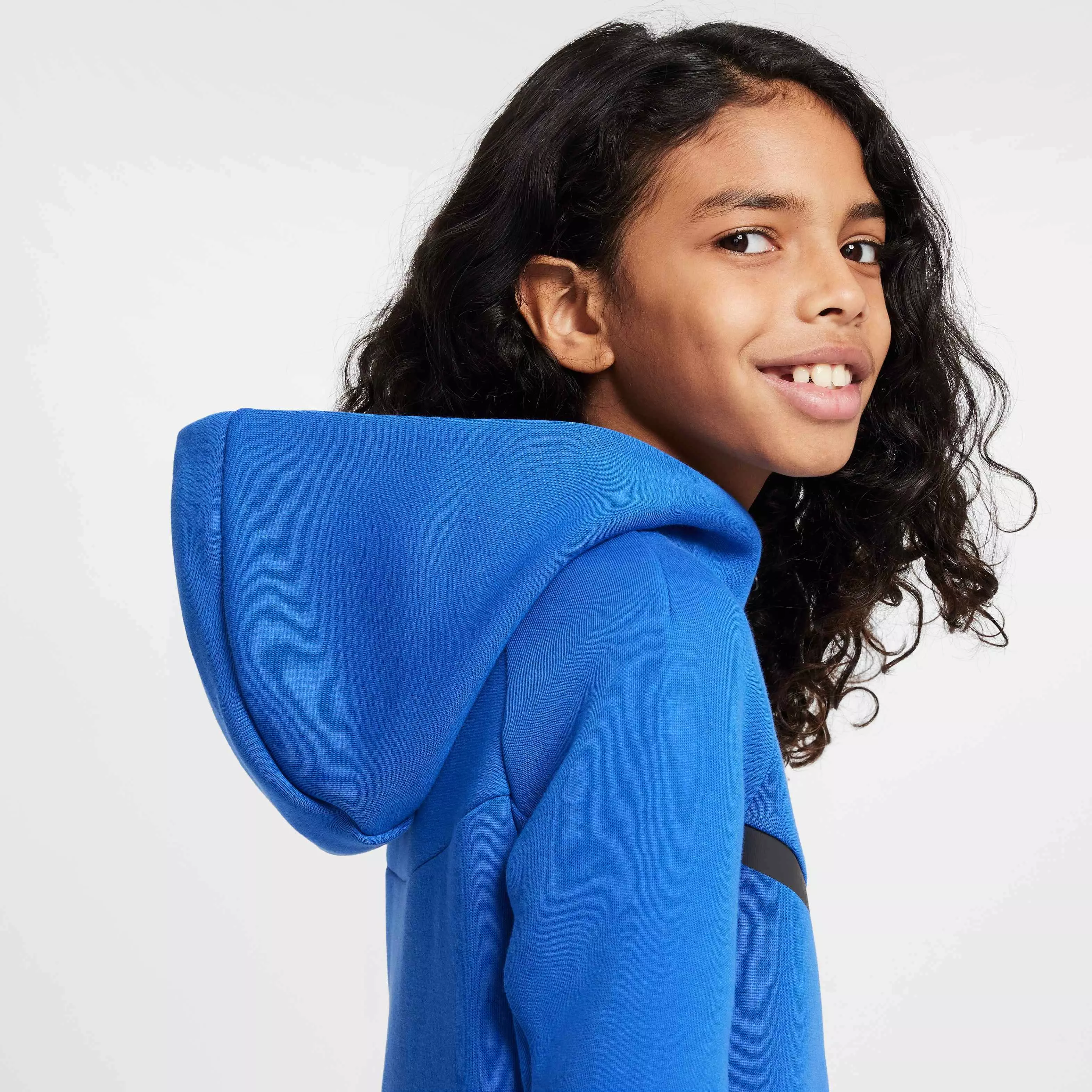 Nike Big Boys' Sportswear Tech Fleece Full-Zip Jacket - BLUE