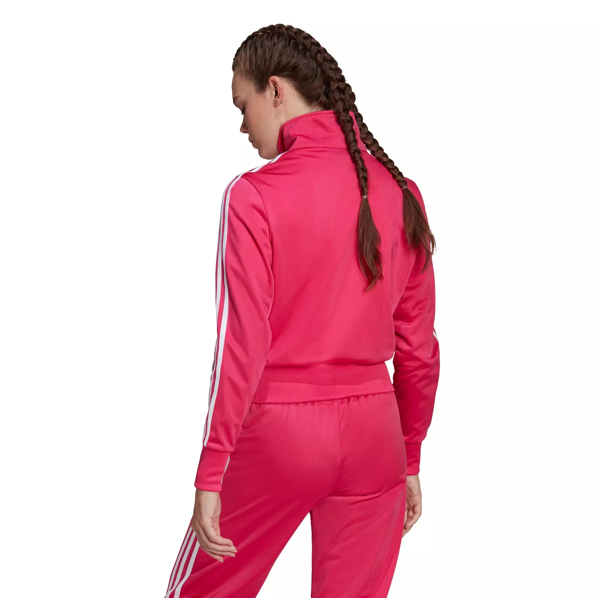 adidas Originals Women's Adicolor Classics Firebird Primeblue Track Jacket - Pink - PINK
