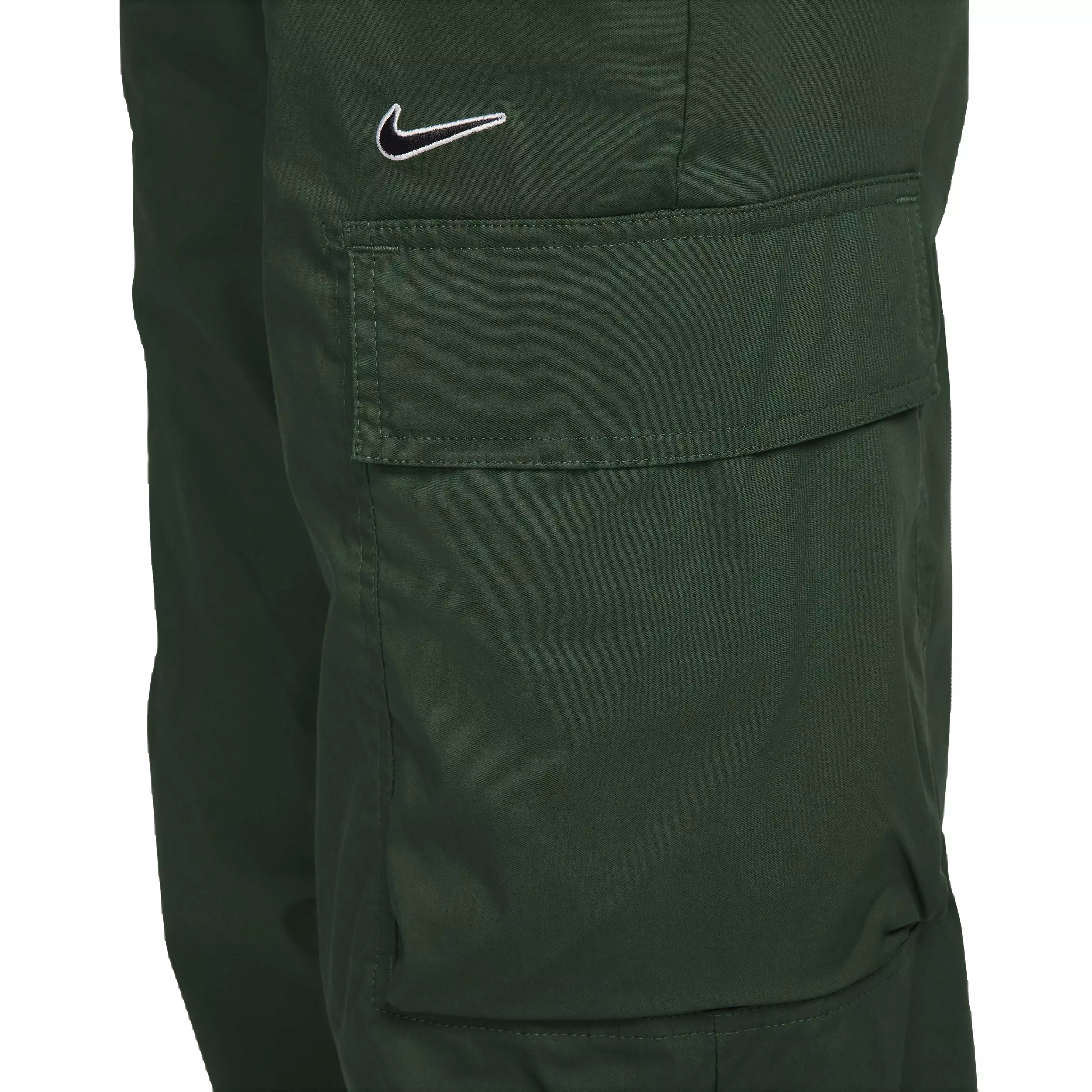 Nike Women's Sportswear High-Waisted Loose Woven Pants - GREEN