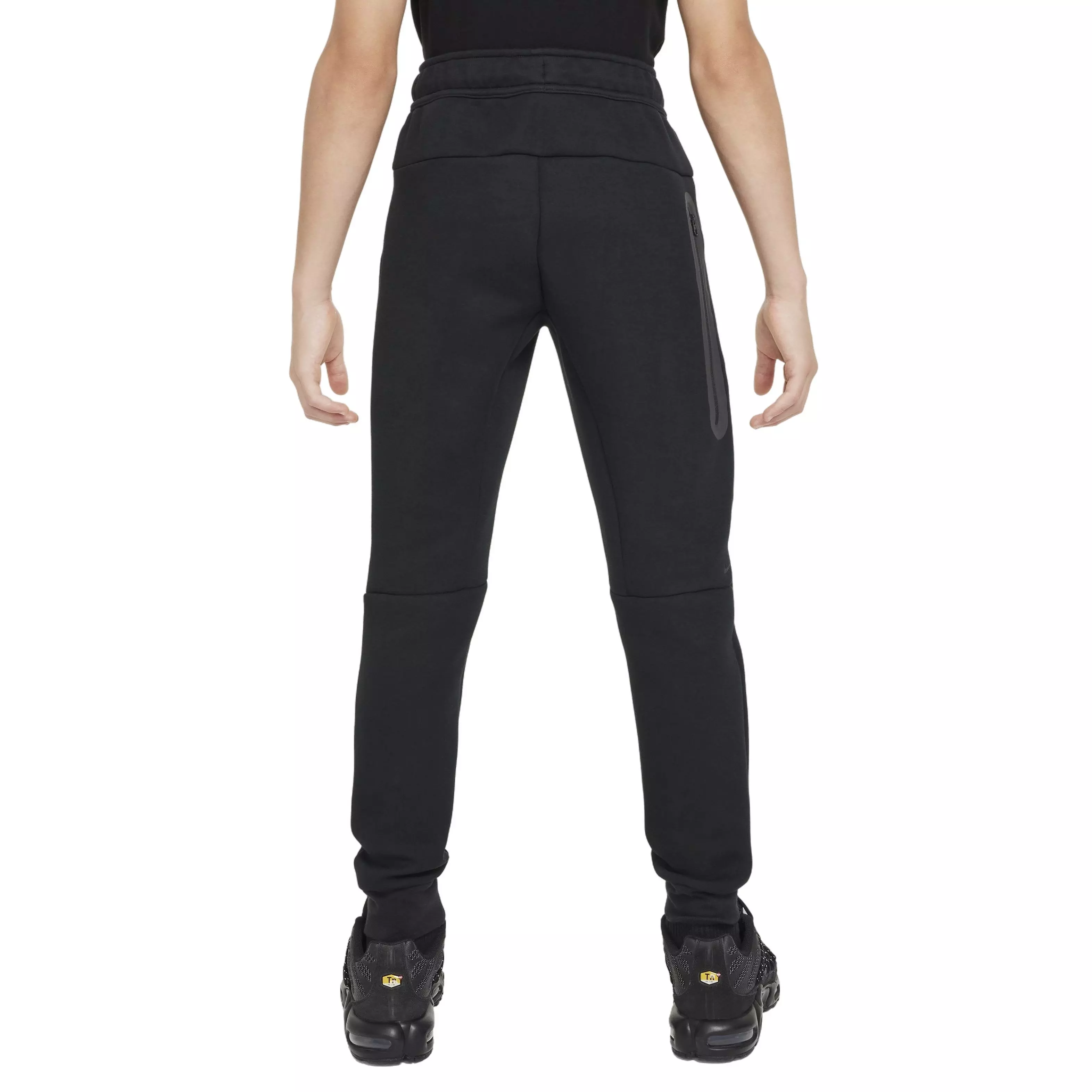 Nike Big Boys' Sportswear Tech Lightweight Fleece Joggers - BLACK