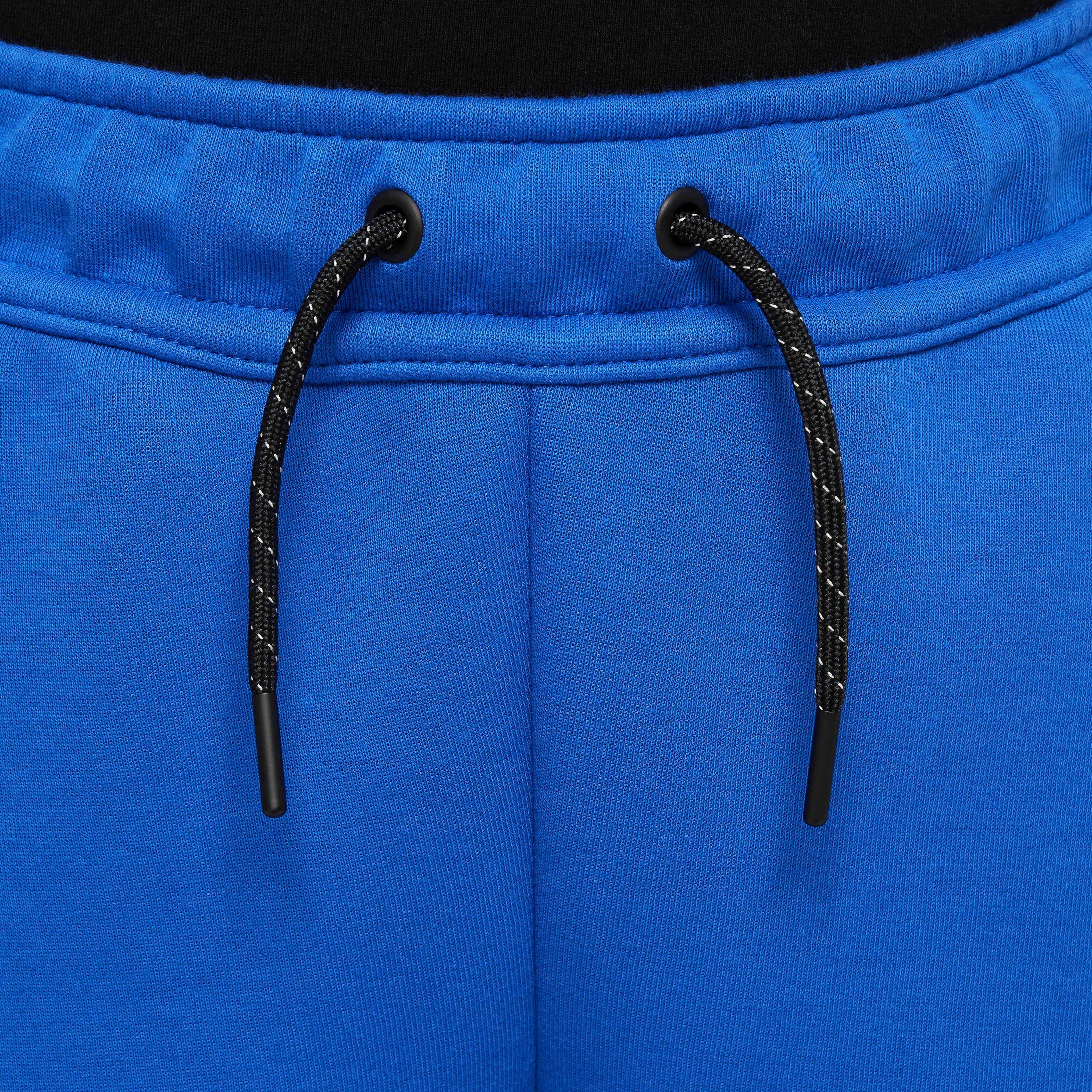 Nike Big Boys' Sportswear Tech Fleece Joggers - BLUE Thumbnail View 3