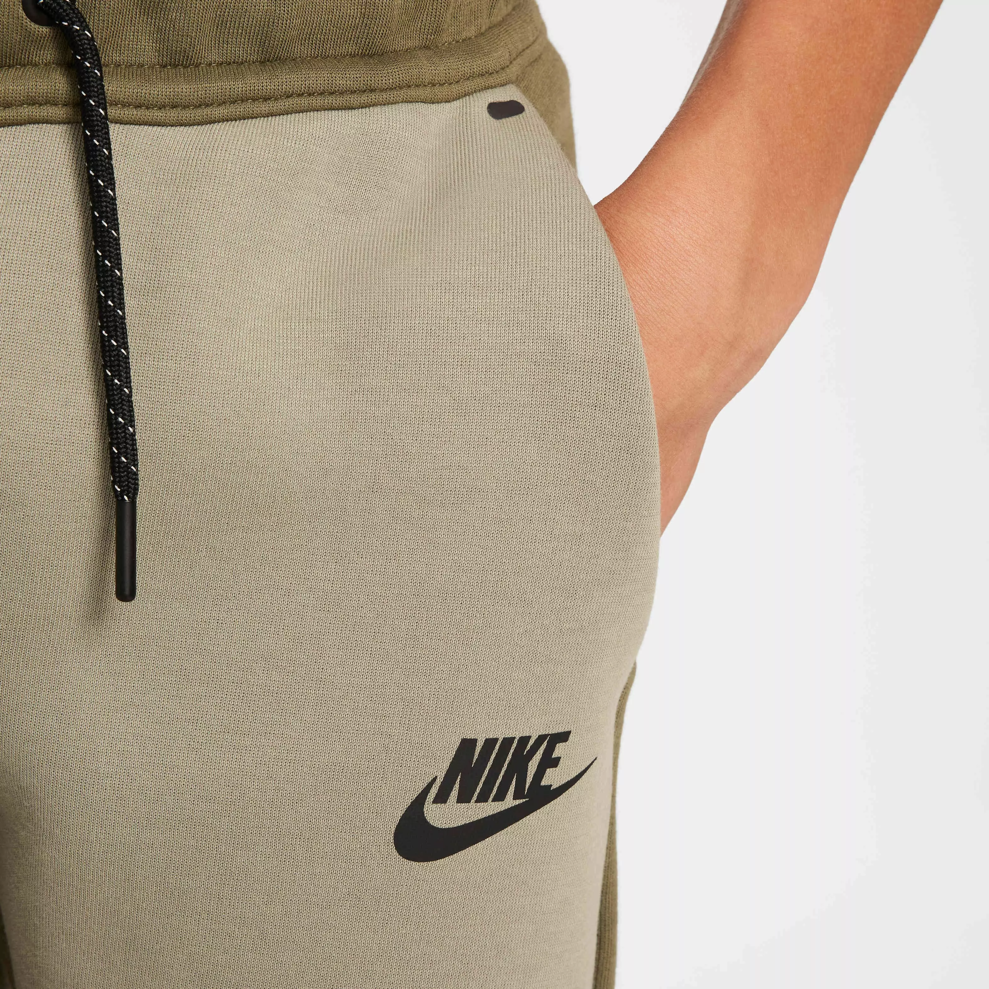 Nike Big Boys' Sportswear Tech Fleece Joggers - OLIVE