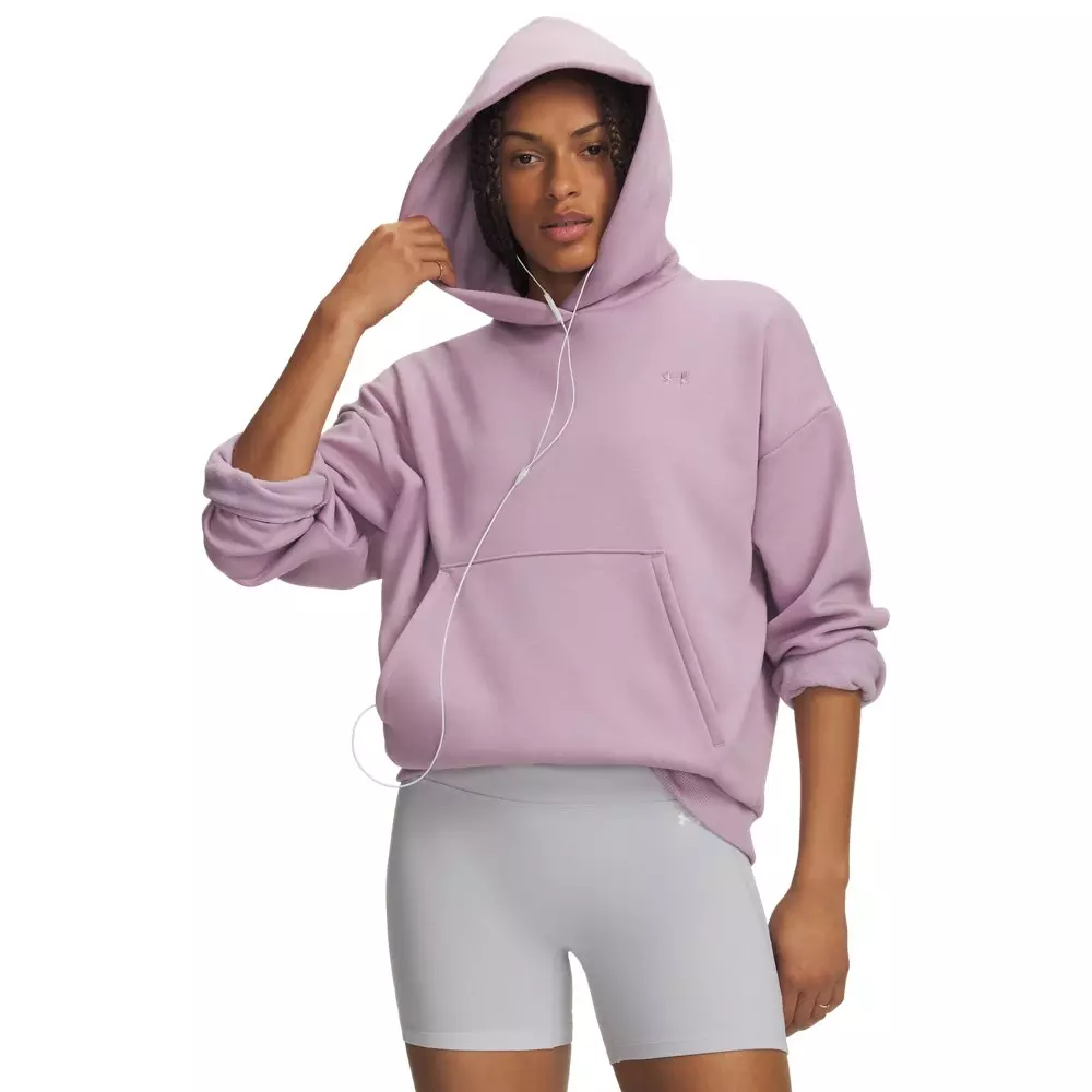 Under Armour Women's Icon Fleece Hoodie - Mauve - MAUVE