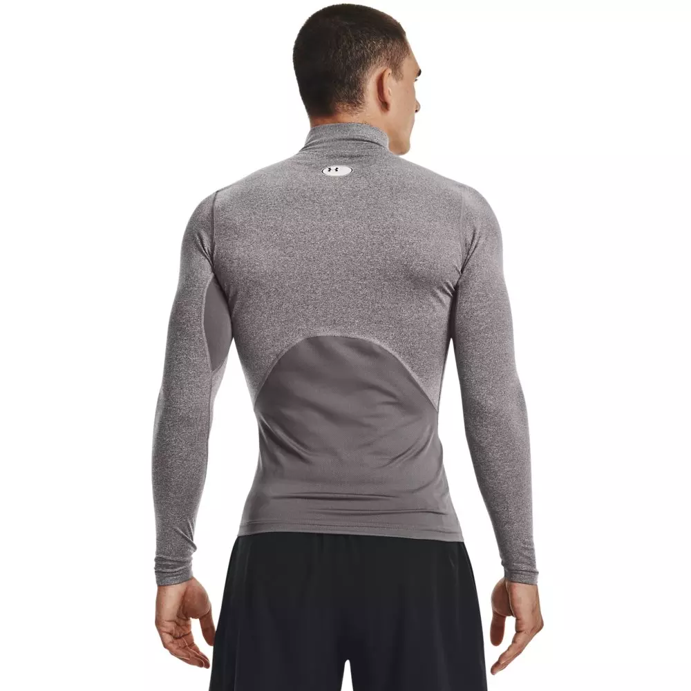 Under Armour Men's ColdGear Armour Shirt-Grey - GREY/BLACK
