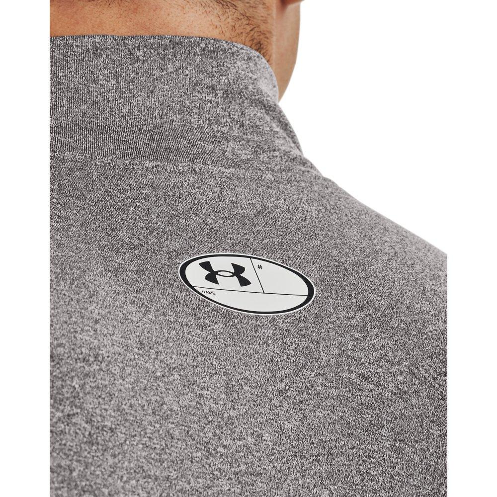 Under Armour Men's ColdGear Armour Shirt-Grey - GREY/BLACK Thumbnail View 3