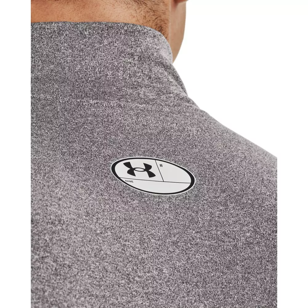 Under Armour Men's ColdGear Armour Shirt-Grey - GREY/BLACK
