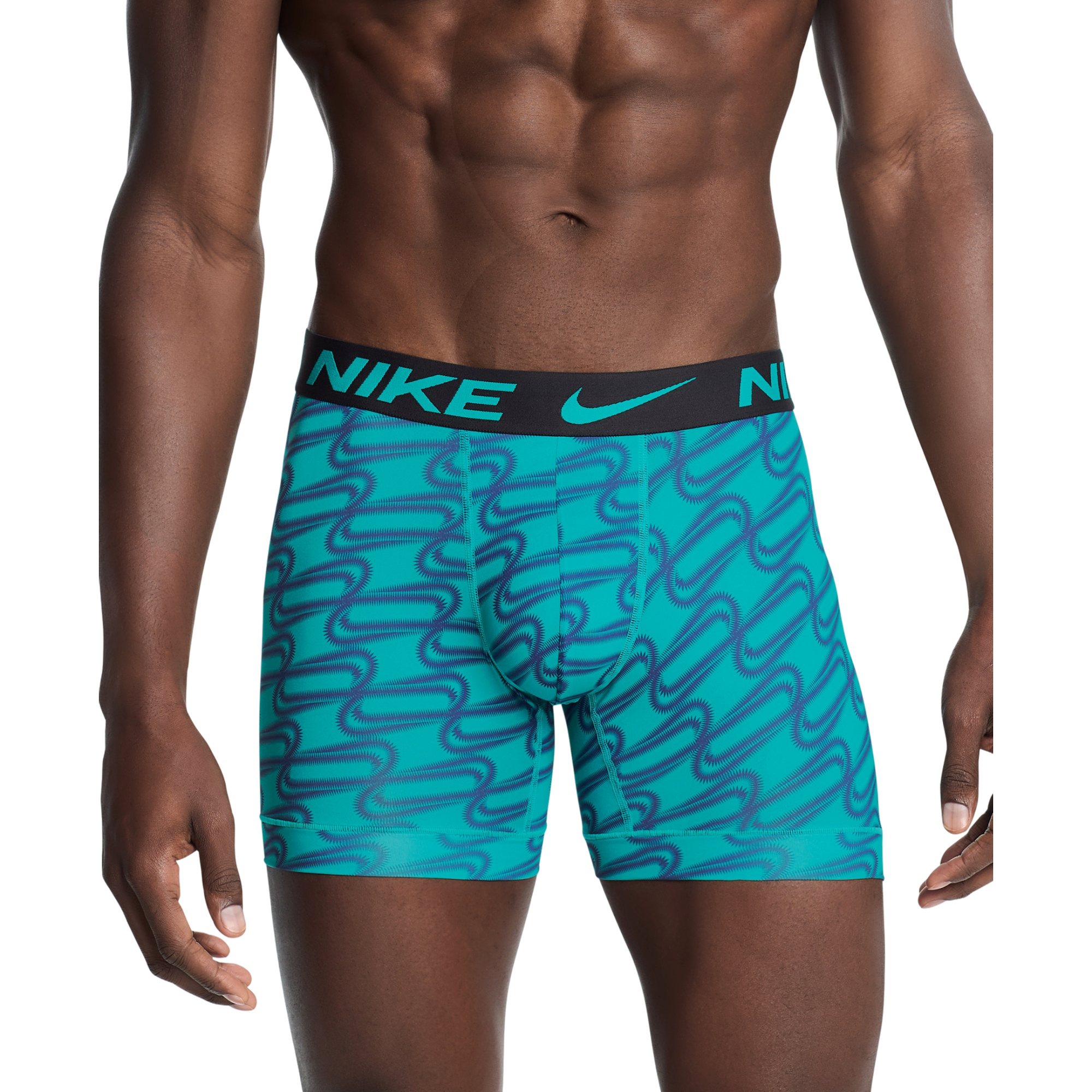 Nike Men's Dri-FIT Essential Micro Underwear-3PK - GREY/BLUE/BLACK Thumbnail View 1