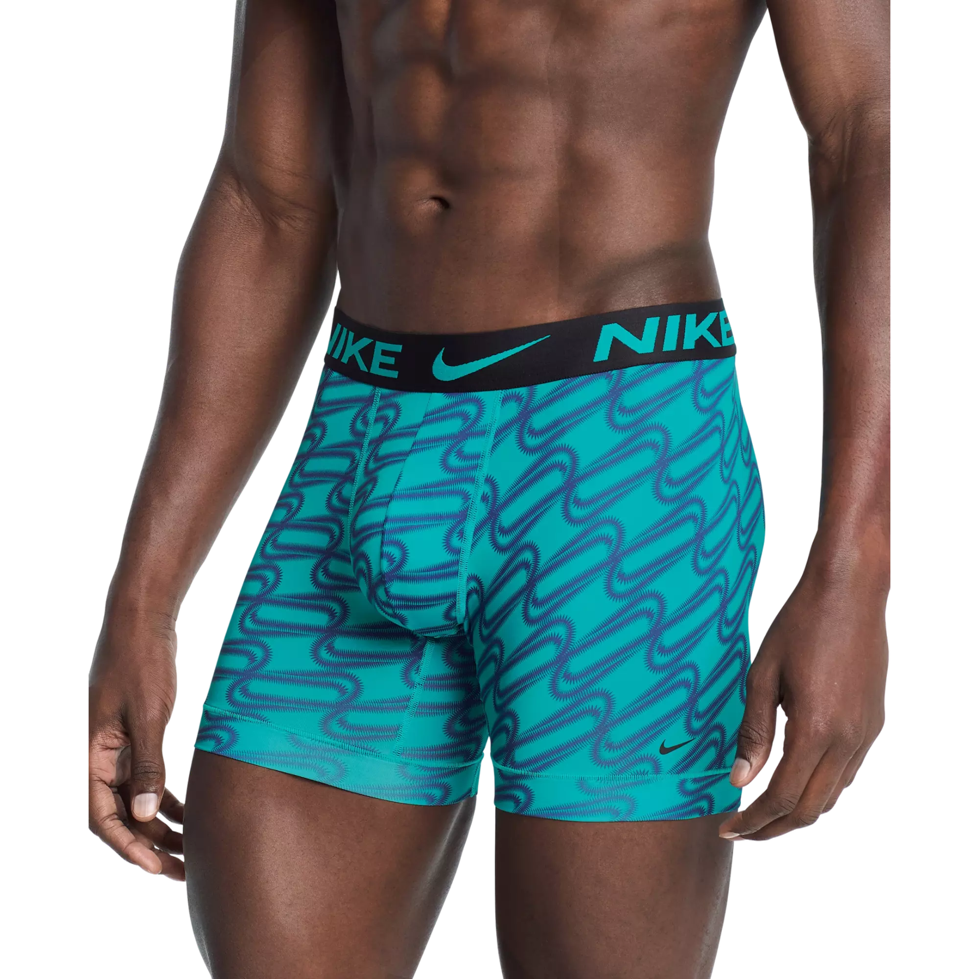 Nike Men's Dri-FIT Essential Micro Underwear-3PK - GREY/BLUE/BLACK