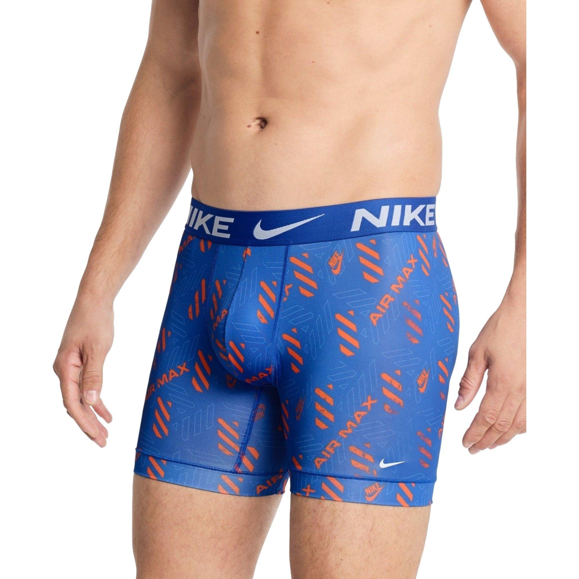 Nike Men's Essential Micro Dri-FIT Underwear (3 Pack) - BLUE/ORANGE Thumbnail View 3