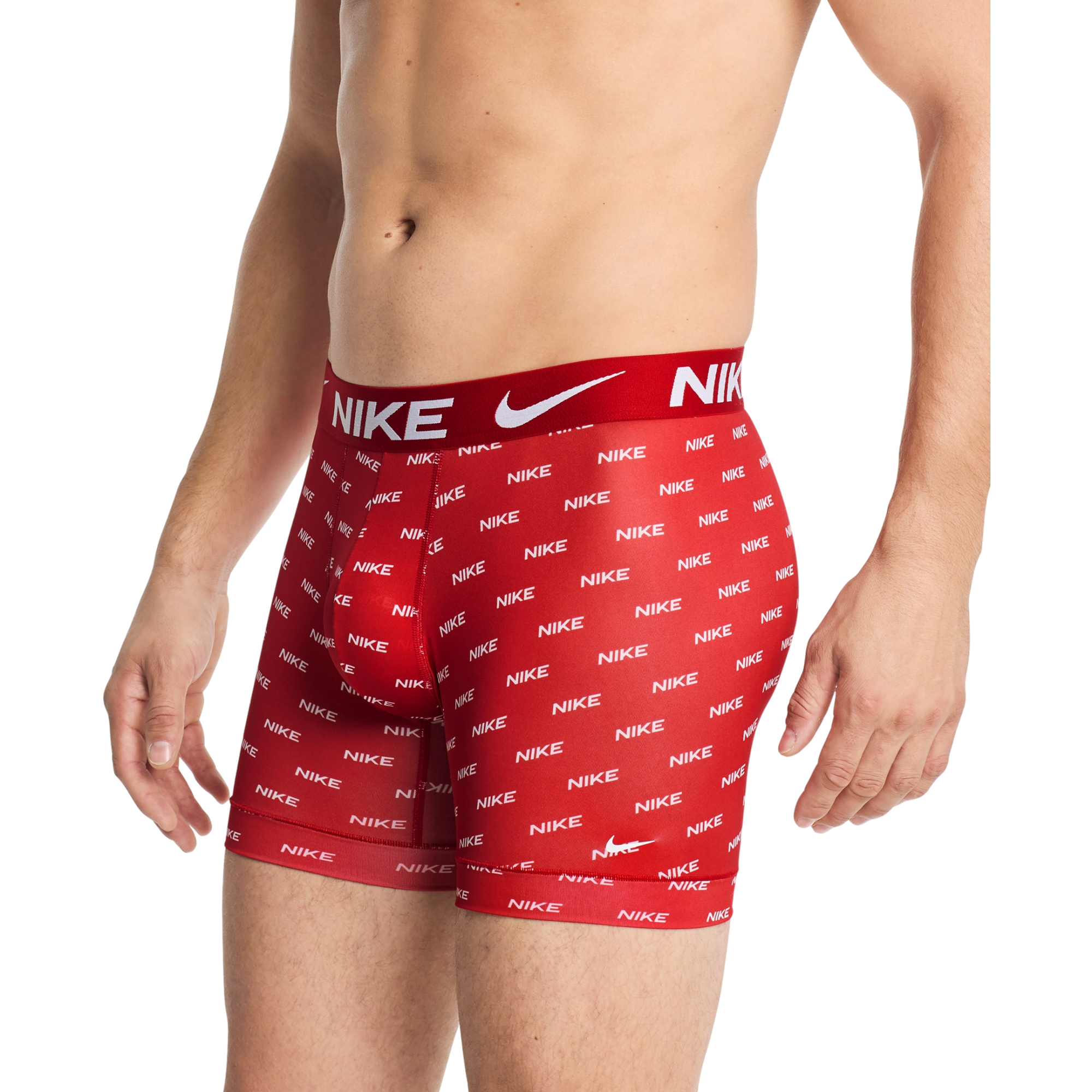Nike Men's Essential Micro Dri-FIT Underwear(3-Pack) - BLACK/RED/BLUE Thumbnail View 3