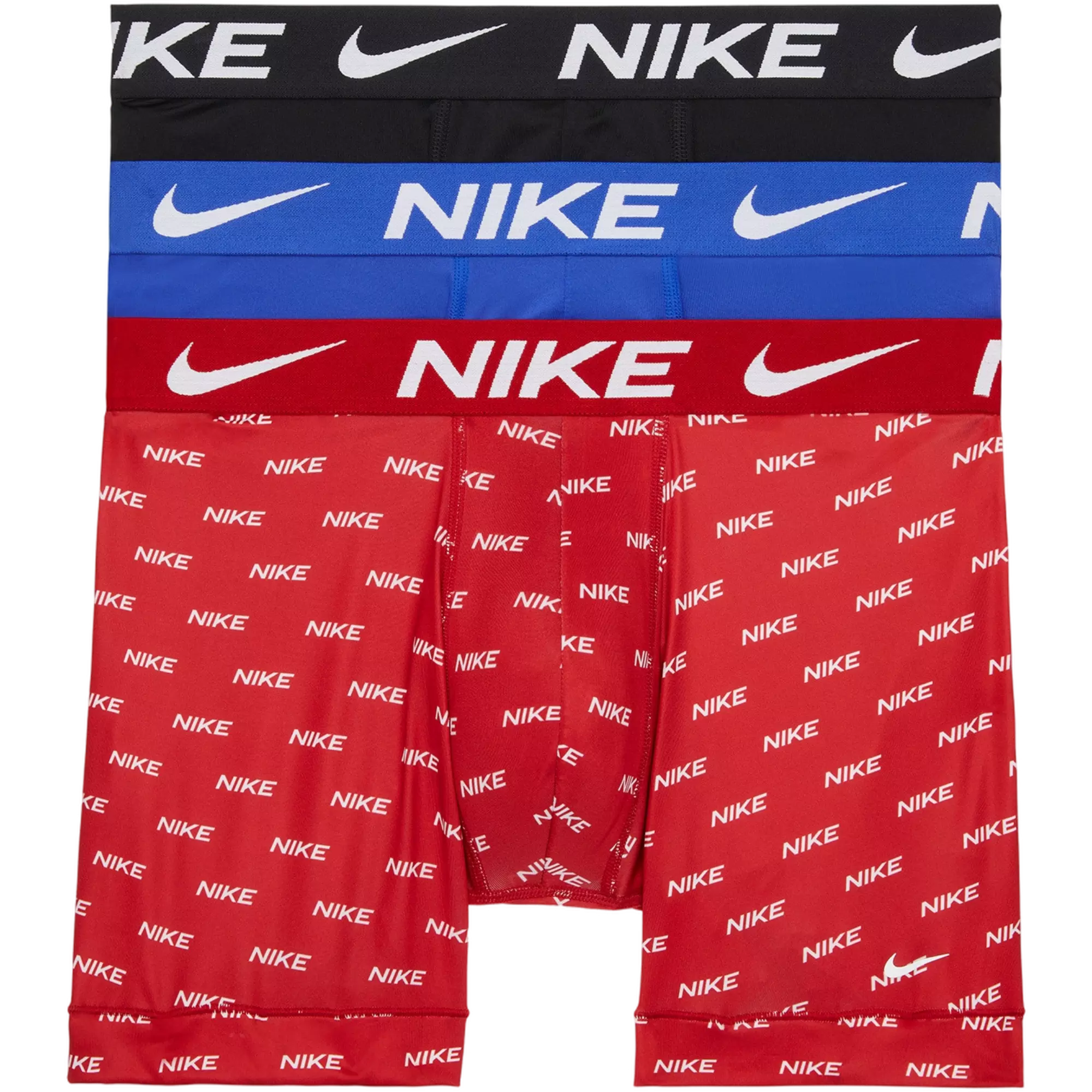 Nike Men's Essential Micro&nbsp;Dri-FIT Underwear(3-Pack) - BLACK/RED/BLUE
