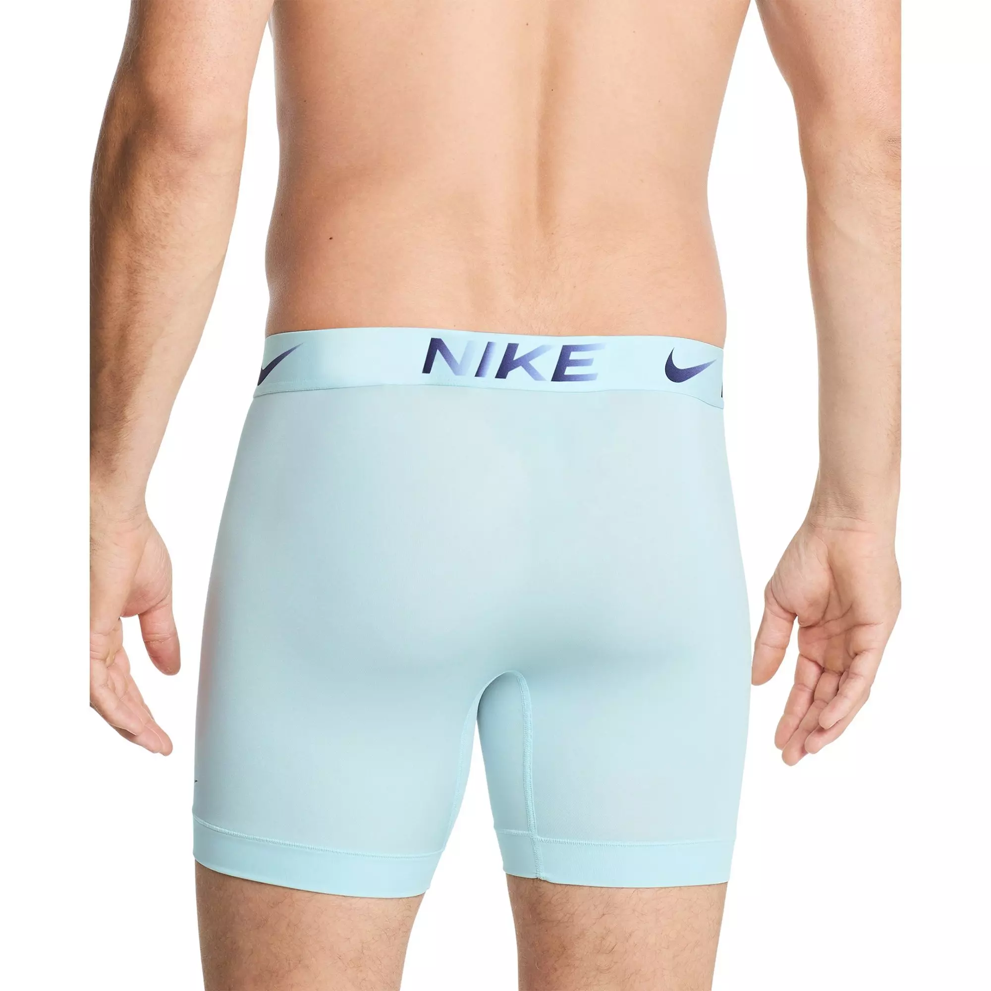 Nike Men's Dri-FIT Essential Micro Underwear (3 Pack) - Blue/Green - BLUE/GREEN