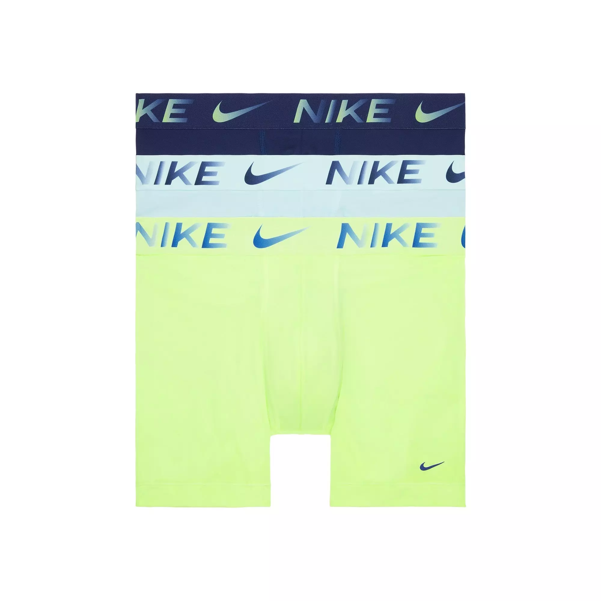 Nike Men's Dri-FIT Essential Micro Underwear (3 Pack) - BLUE/GREEN