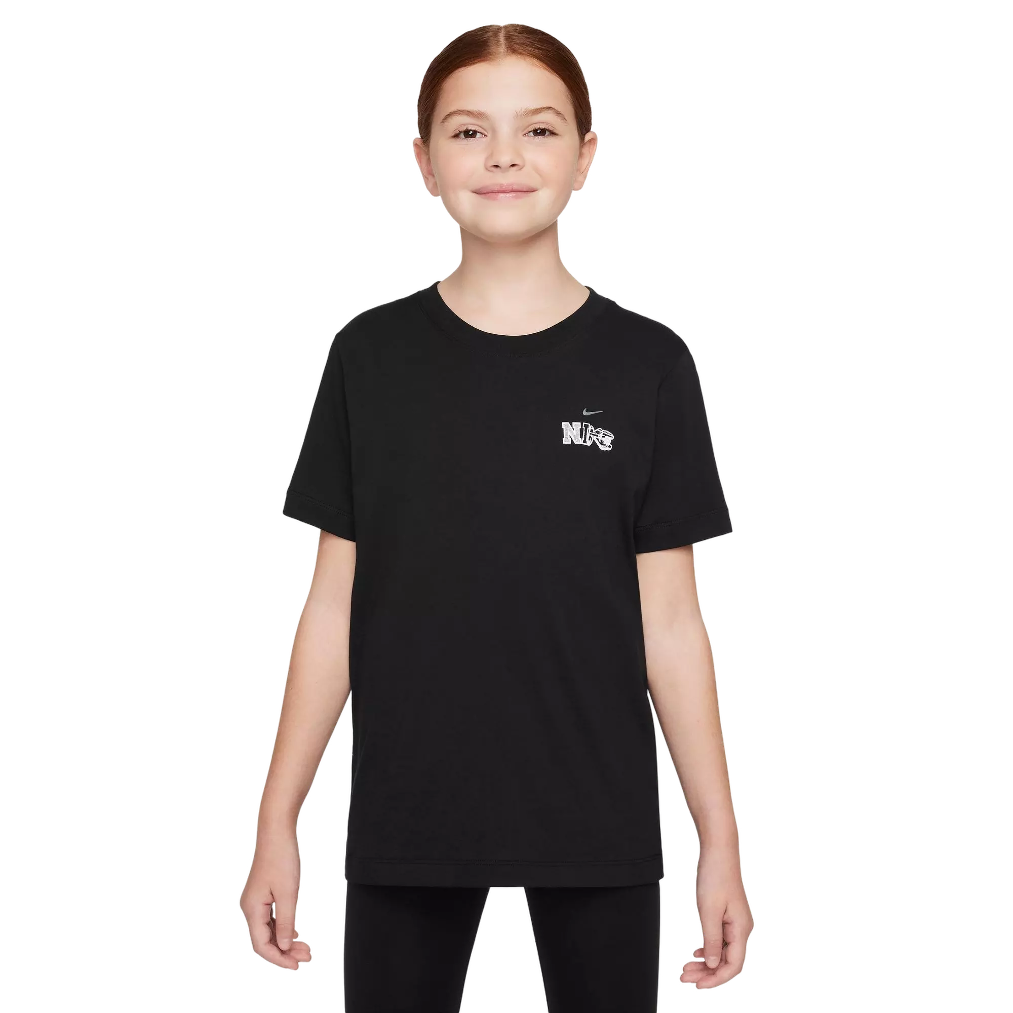 Nike Big Boys' Sportswear Court Vision Tee - BLACK