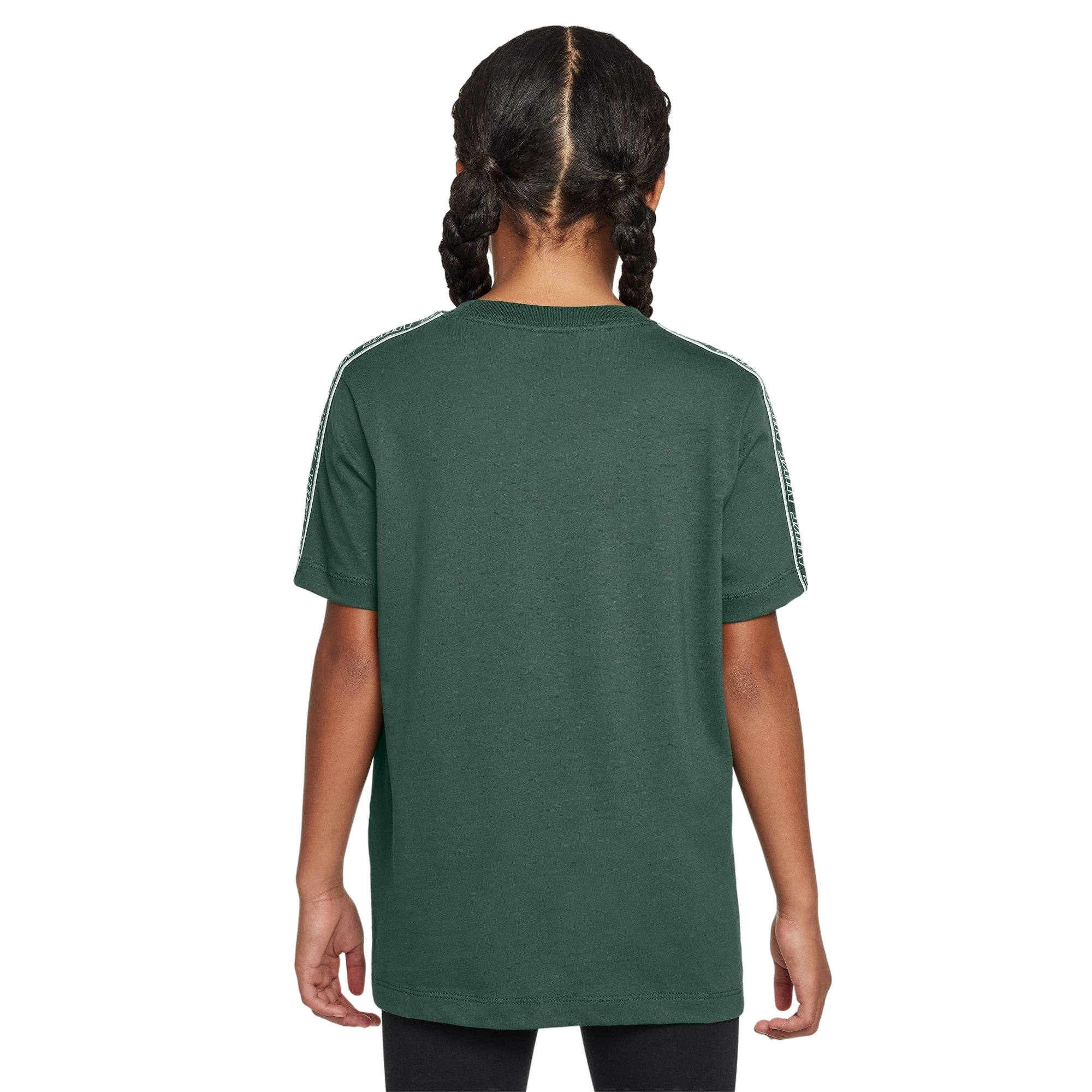 Nike Sportswear Swoosh Big Girls' Green Tee