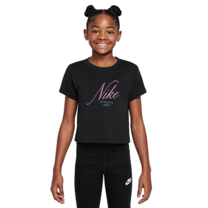 Nike Big Girls' Sportswear Cropped Tee