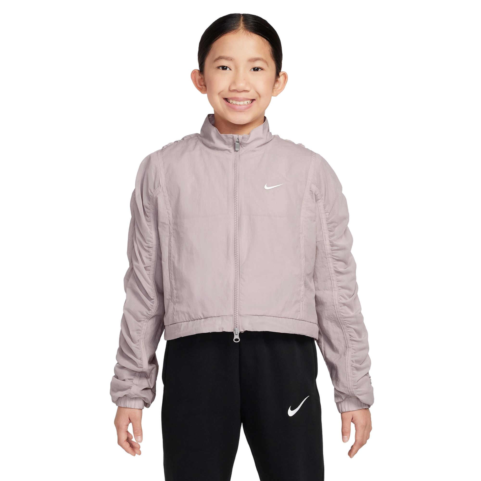Nike Sportswear Woven Big Girls' Mauve Jacket