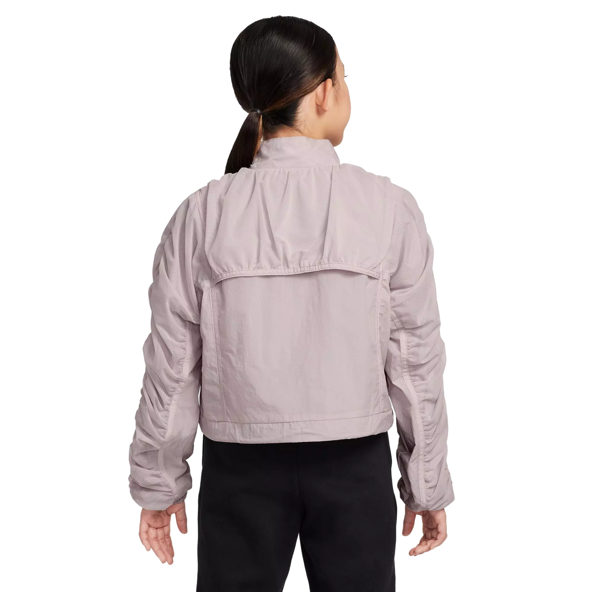 Nike Big Girls' Sportswear Woven Jacket - Mauve - MAUVE