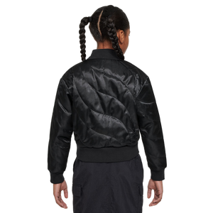Nike Big Girls' Sportswear Bomber Jacket -Black