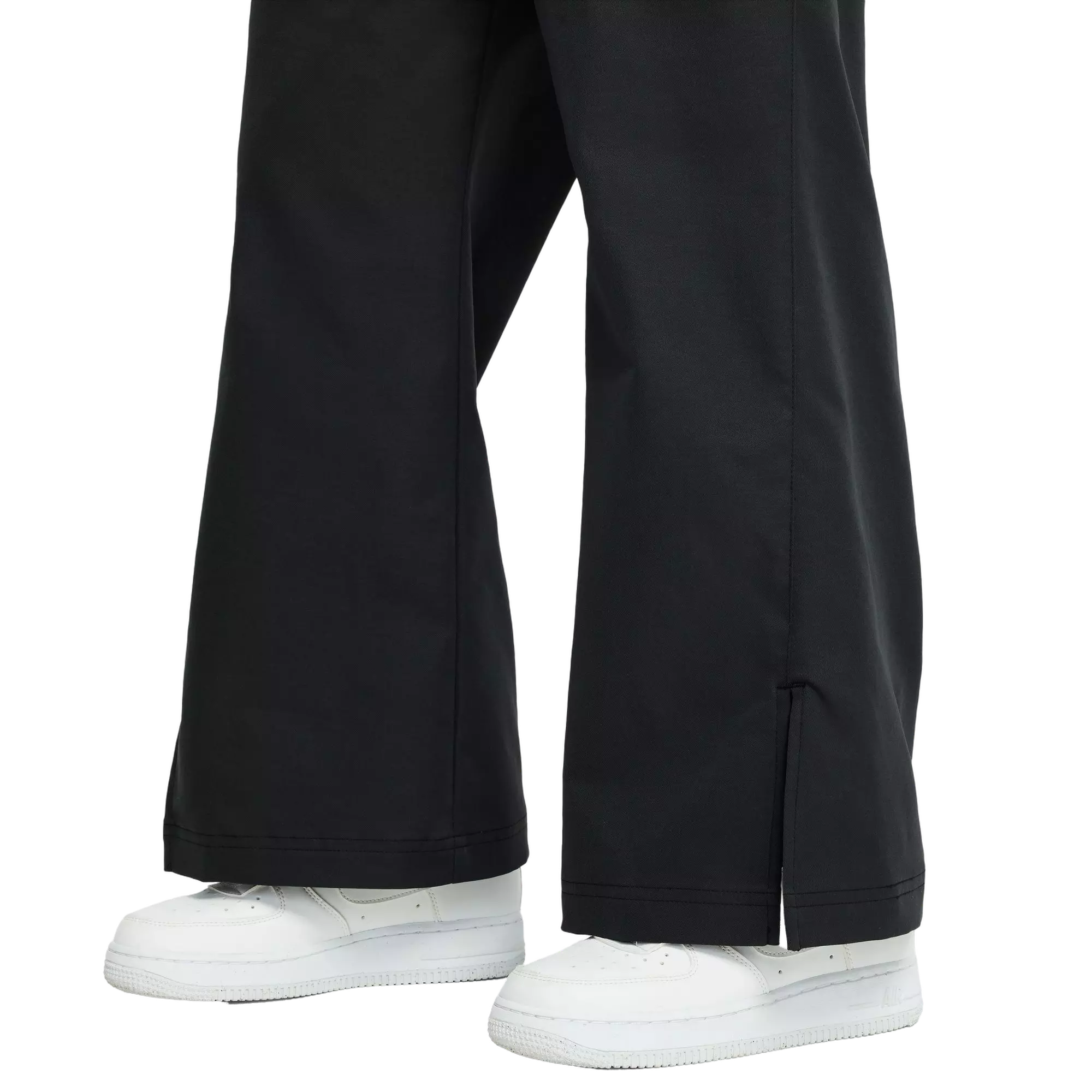 Nike Big Girls' Sportswear Woven Wide-Leg Pants - BLACK